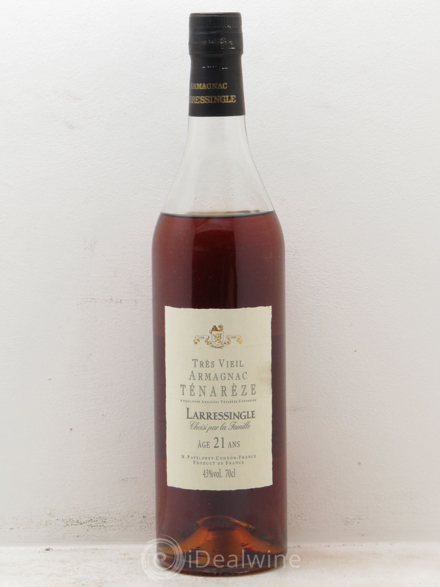 Armagnac Tanareze Laressingle 21 ans (43°) - Posten von 1 Flasche - 0
