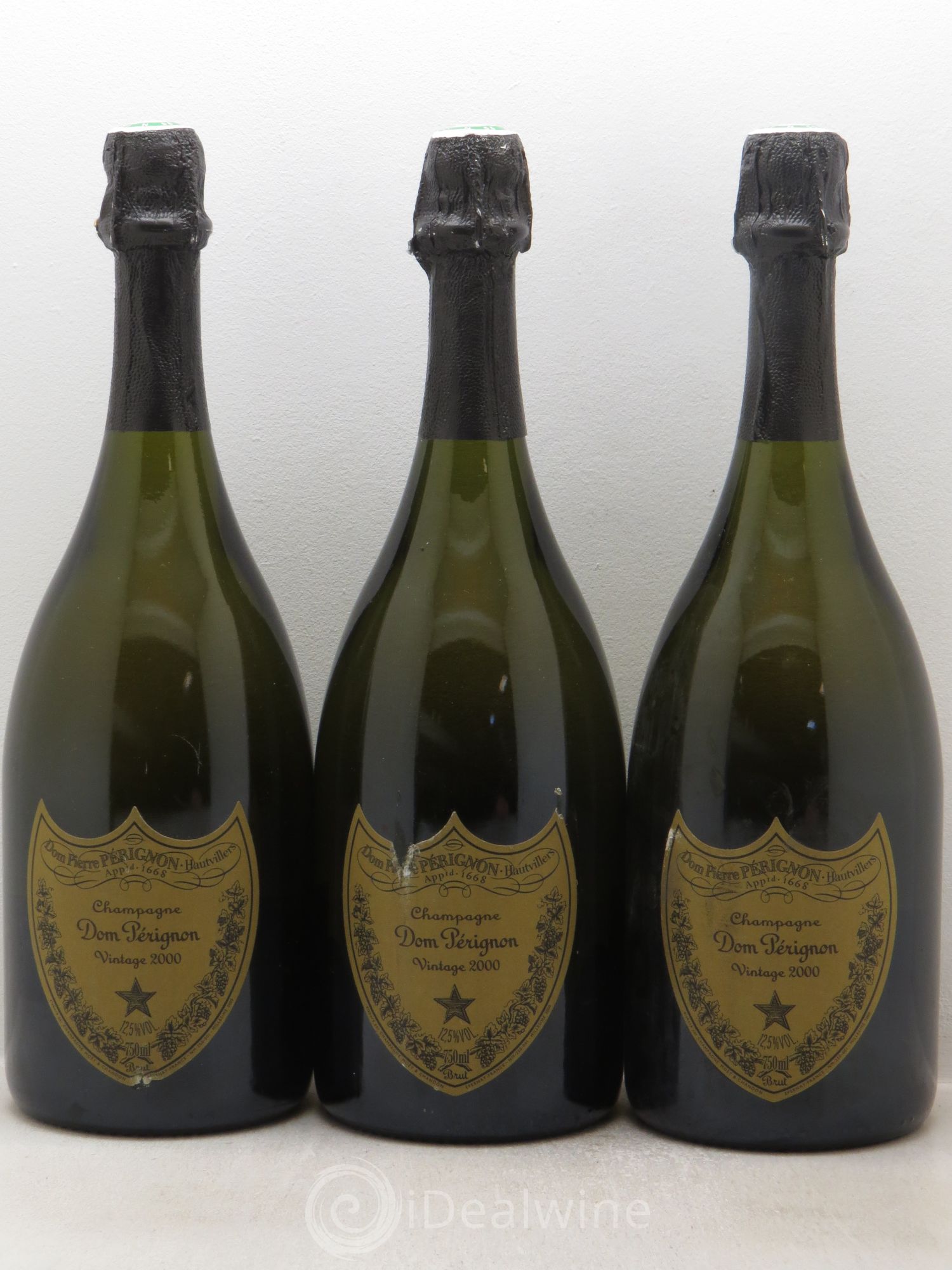 Brut Dom Pérignon 2000 - Lot de 3 bouteilles - 0