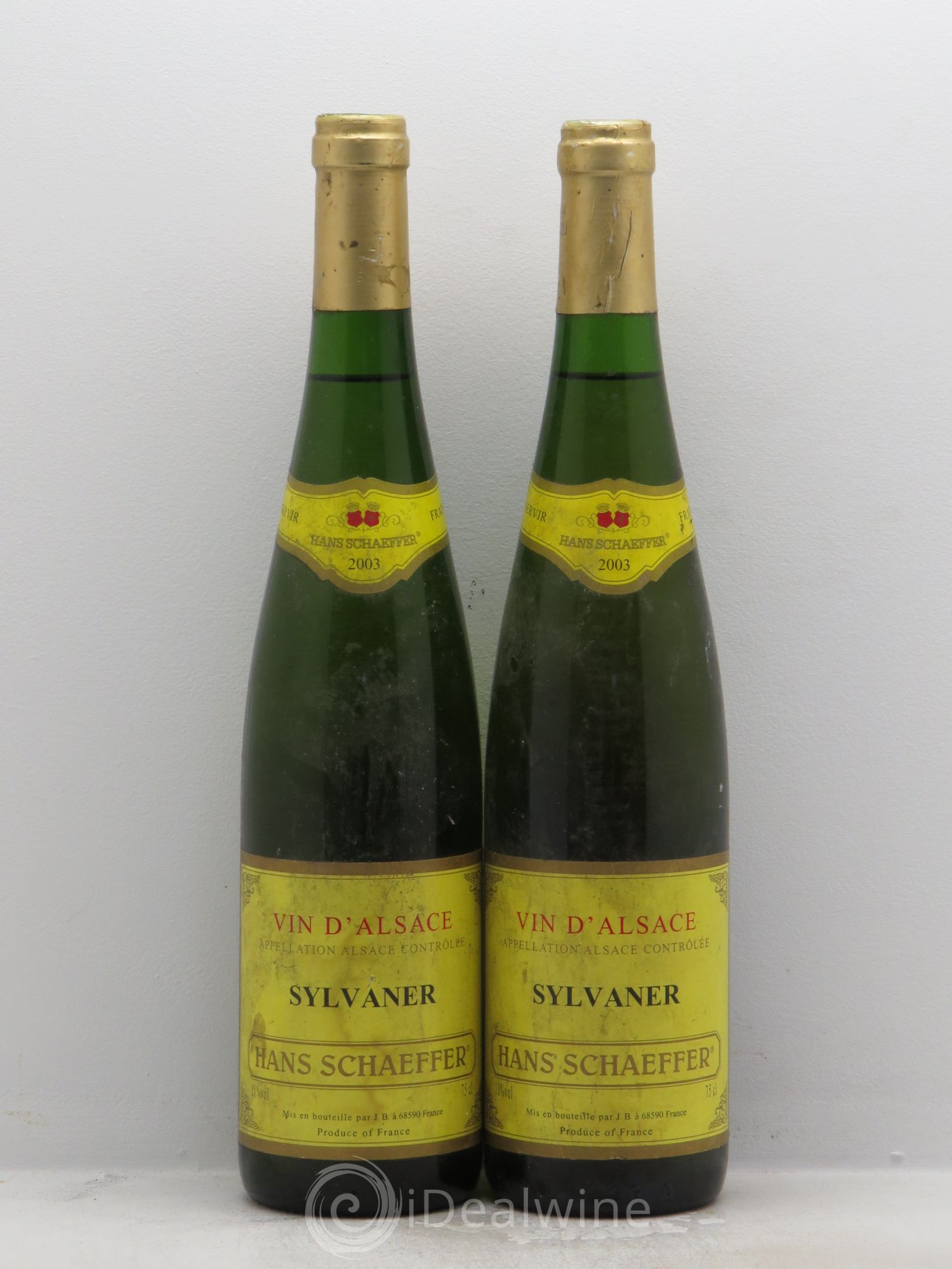 Sylvaner Hans Schaeffer (sans prix de erréserve) 2003 - Posten von 2 Flaschen - 0