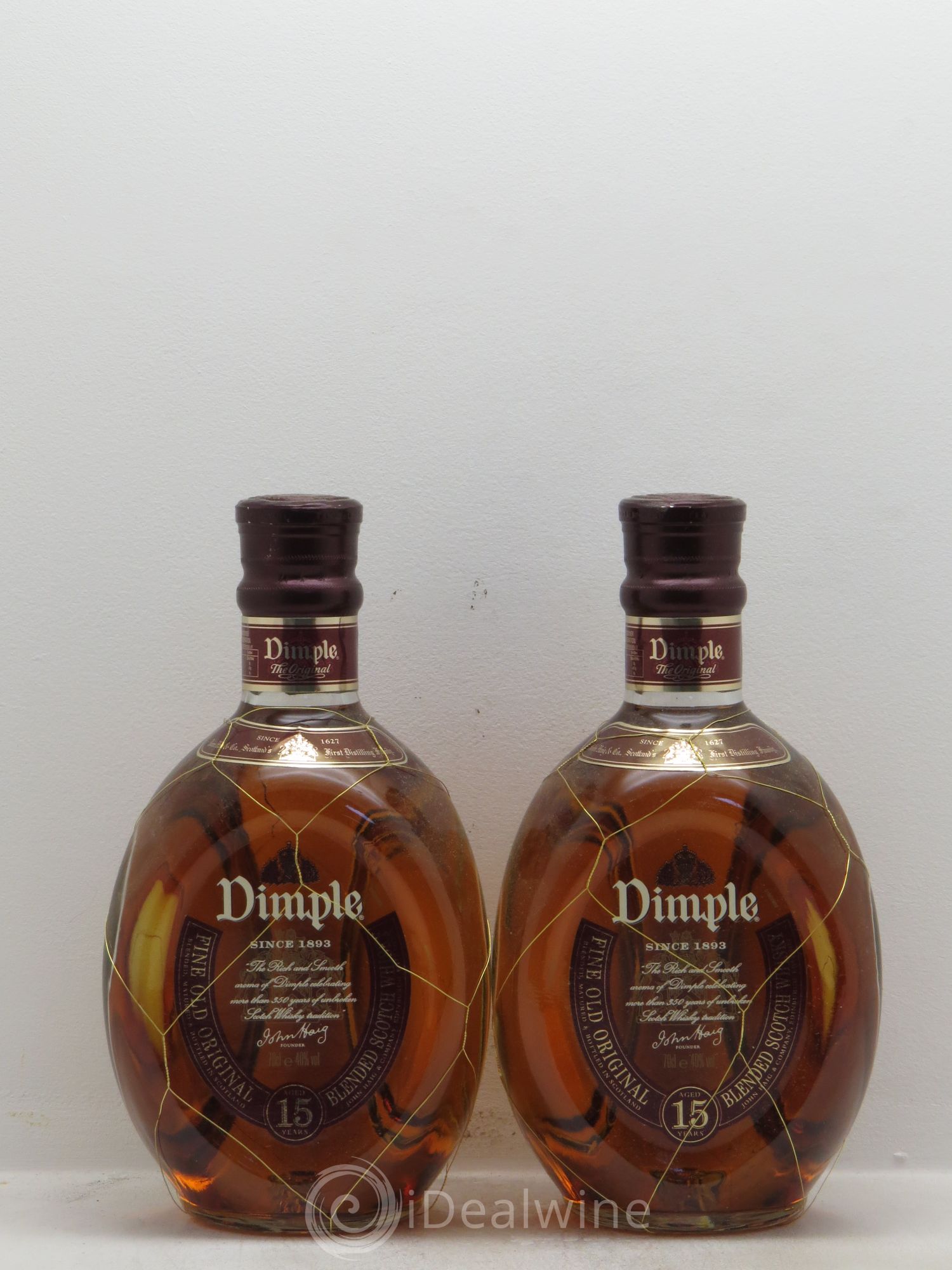 Whisky Dimple 15 ans 40° - Posten von 2 Flaschen - 0