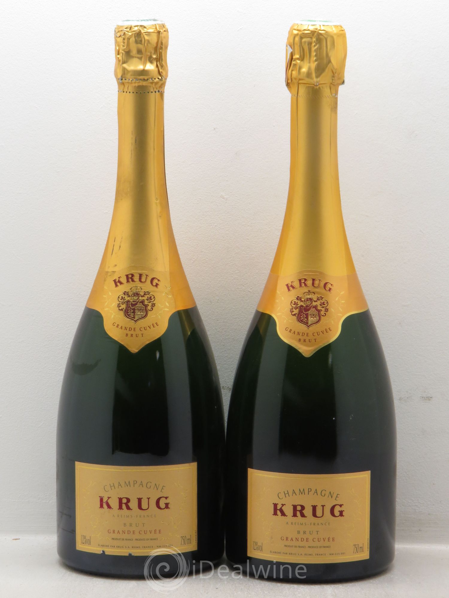 Grande Cuvée Brut Krug (années 2005 à aujourd'hui) - Posten von 2 Flaschen - 0