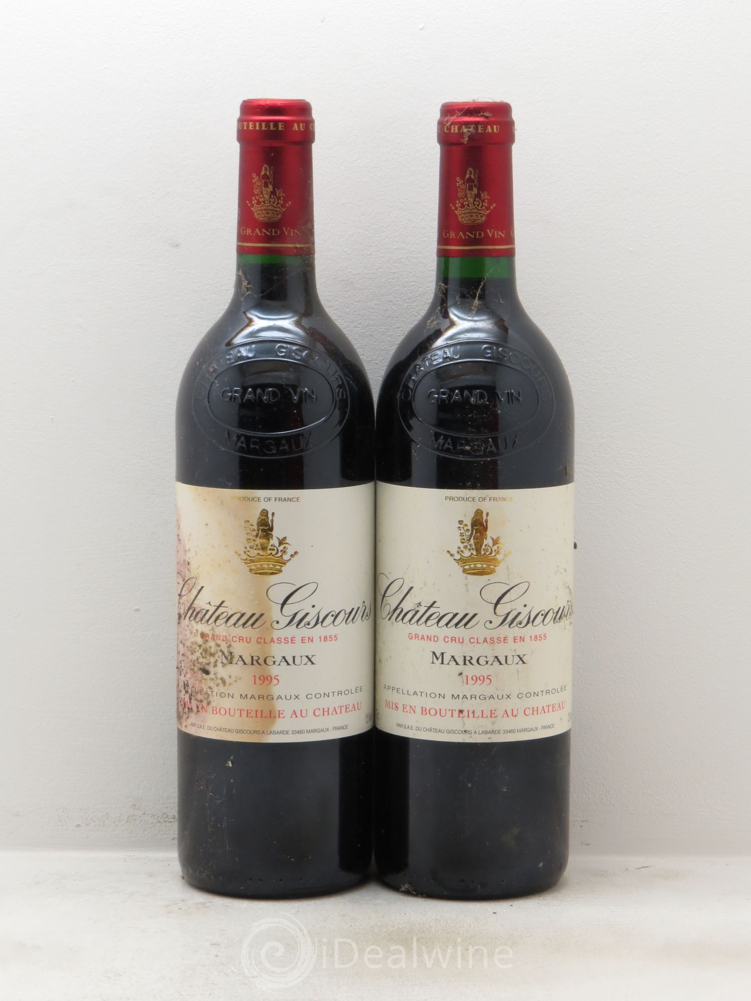 Château Giscours 3ème Grand Cru Classé 1995 - Lot de 2 bouteilles - 0