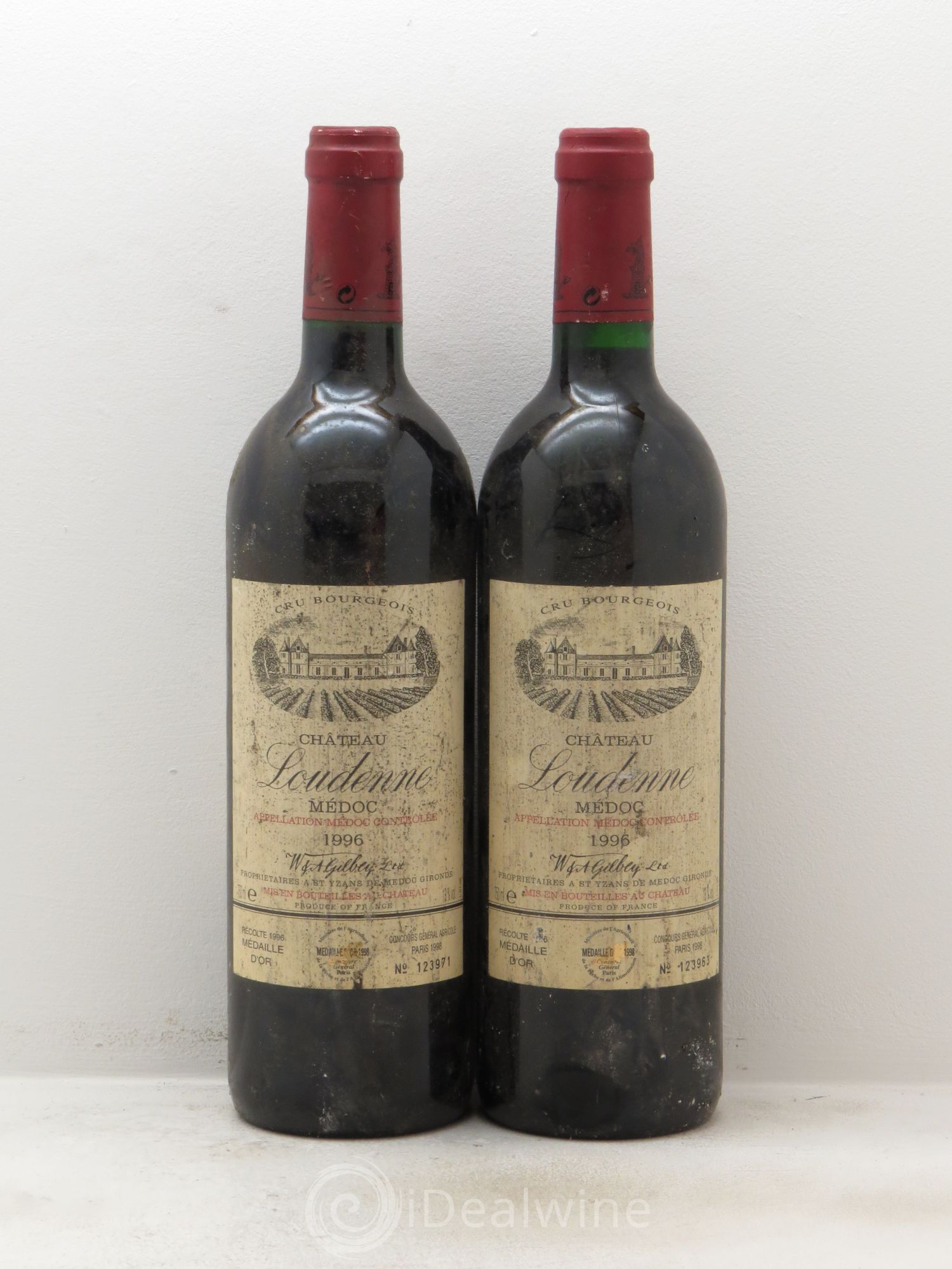 Château Loudenne Cru Bourgeois 1996 - Lot de 2 bouteilles - 0