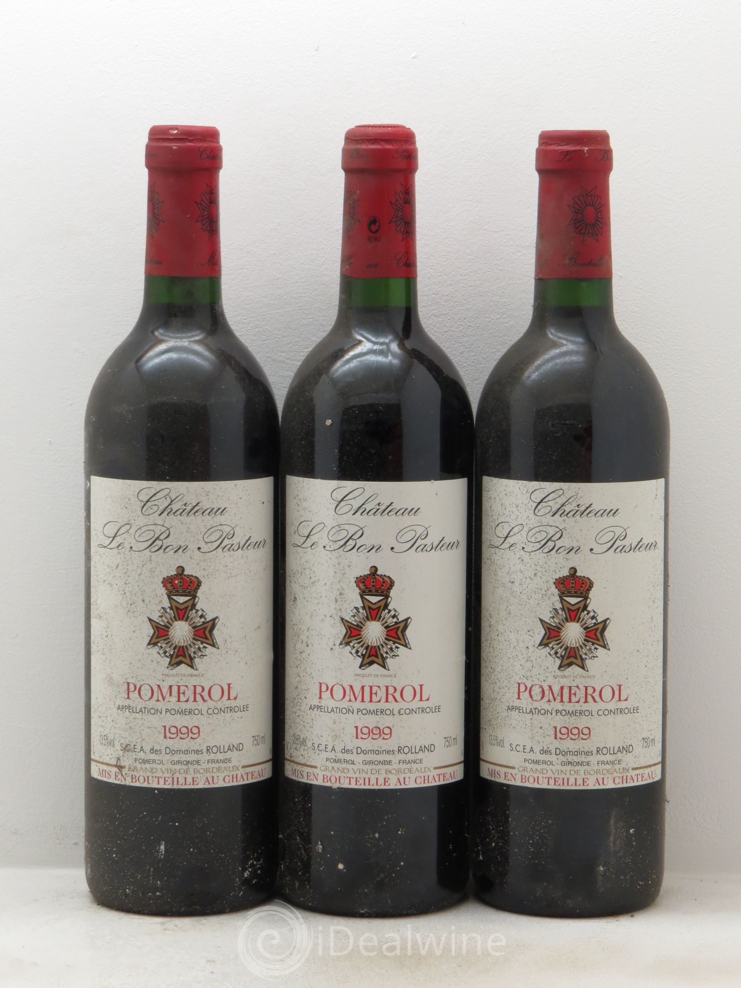 Château le Bon Pasteur 1999 - Lot de 3 bouteilles - 0