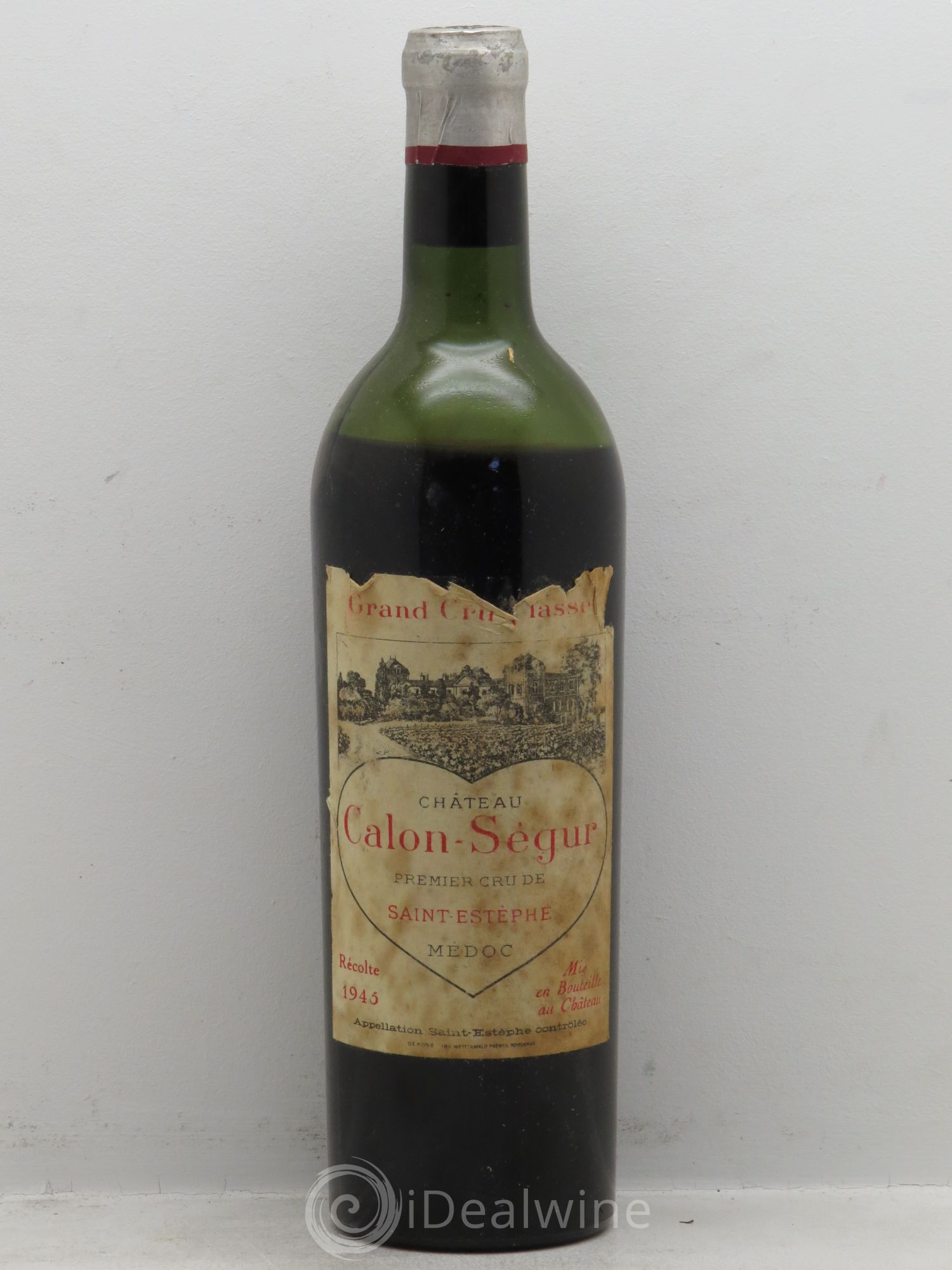 Château Calon Ségur 3ème Grand Cru Classé null 1945 - Lot of 1 bottle - 0