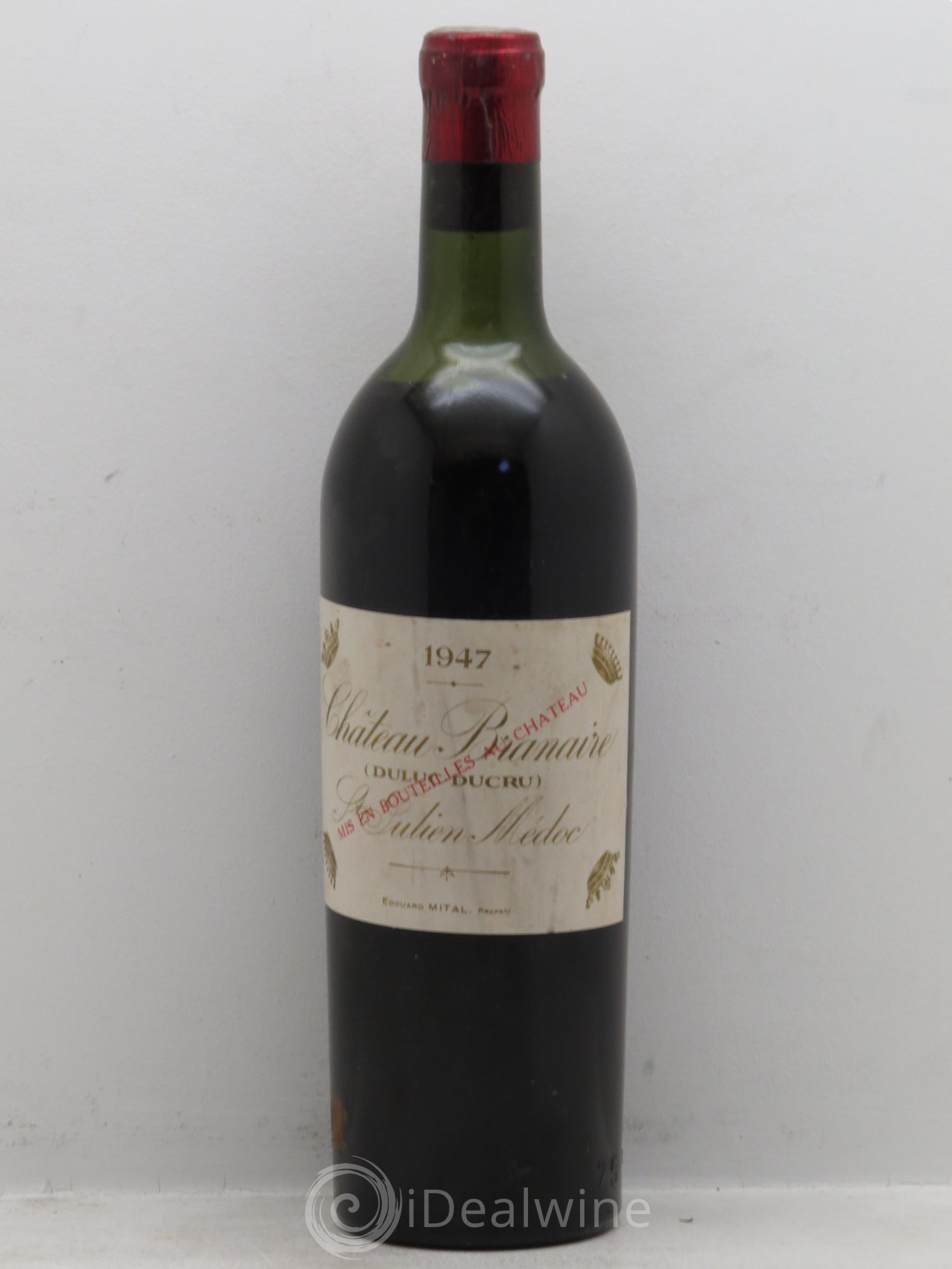 Château Branaire Ducru 4ème Grand Cru Classé 1947 - Lot de 1 bouteille - 0