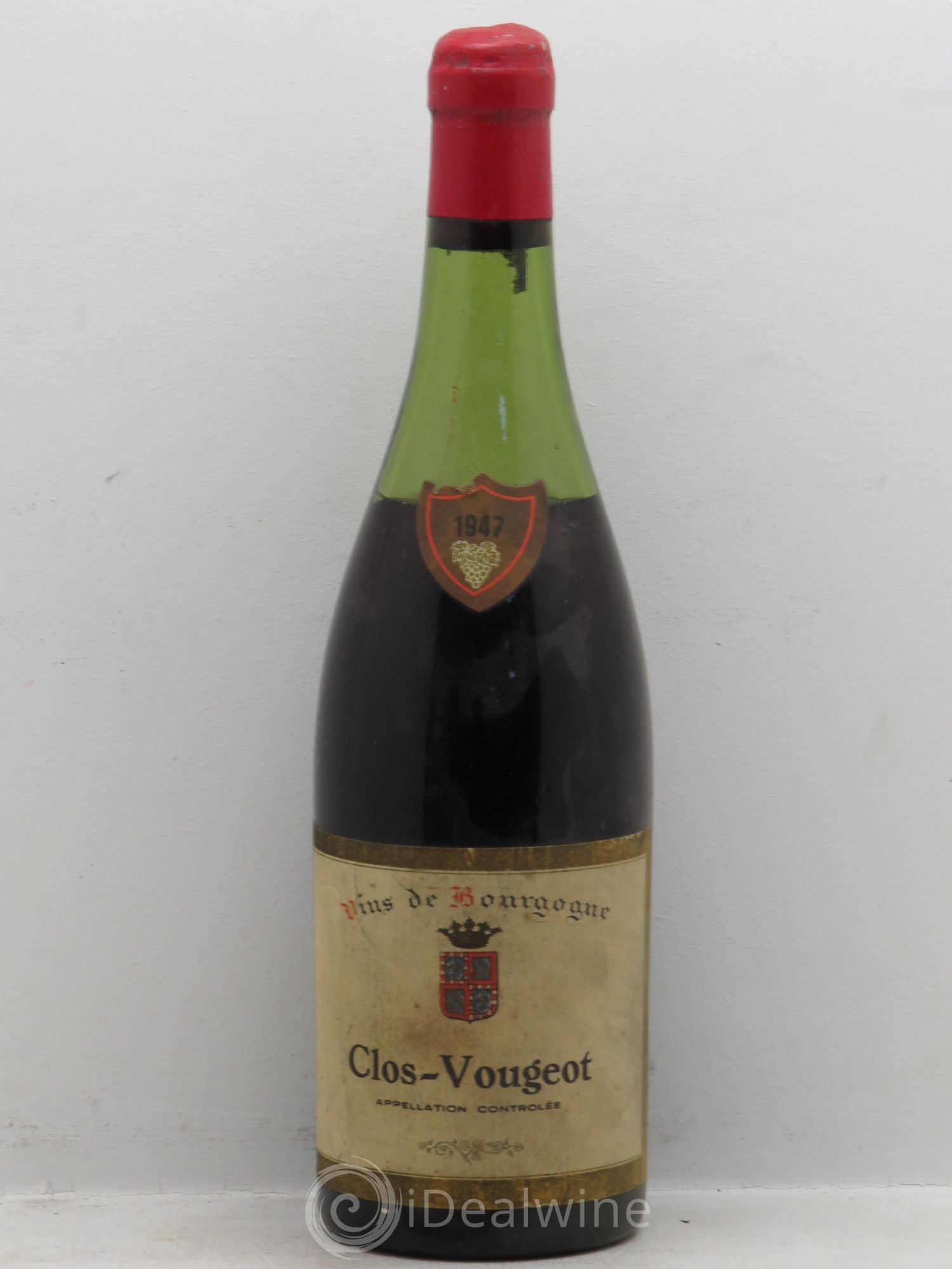 Clos de Vougeot Grand Cru (sans prix de réserve-no reserve) 1947 - Posten von 1 Flasche - 0