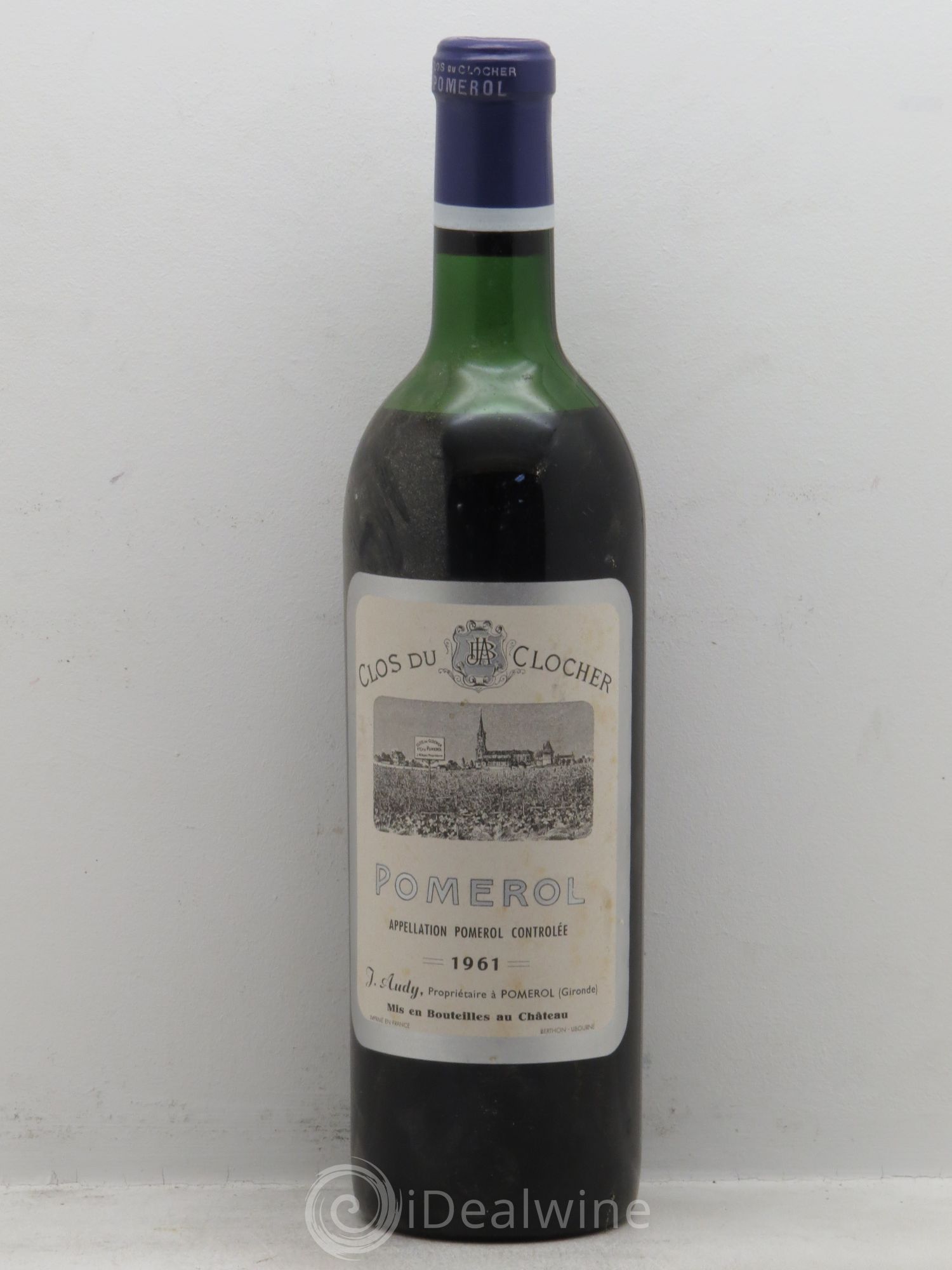 Clos du Clocher (sans prix de réserve-no reserve) 1961 - Posten von 1 Flasche - 0
