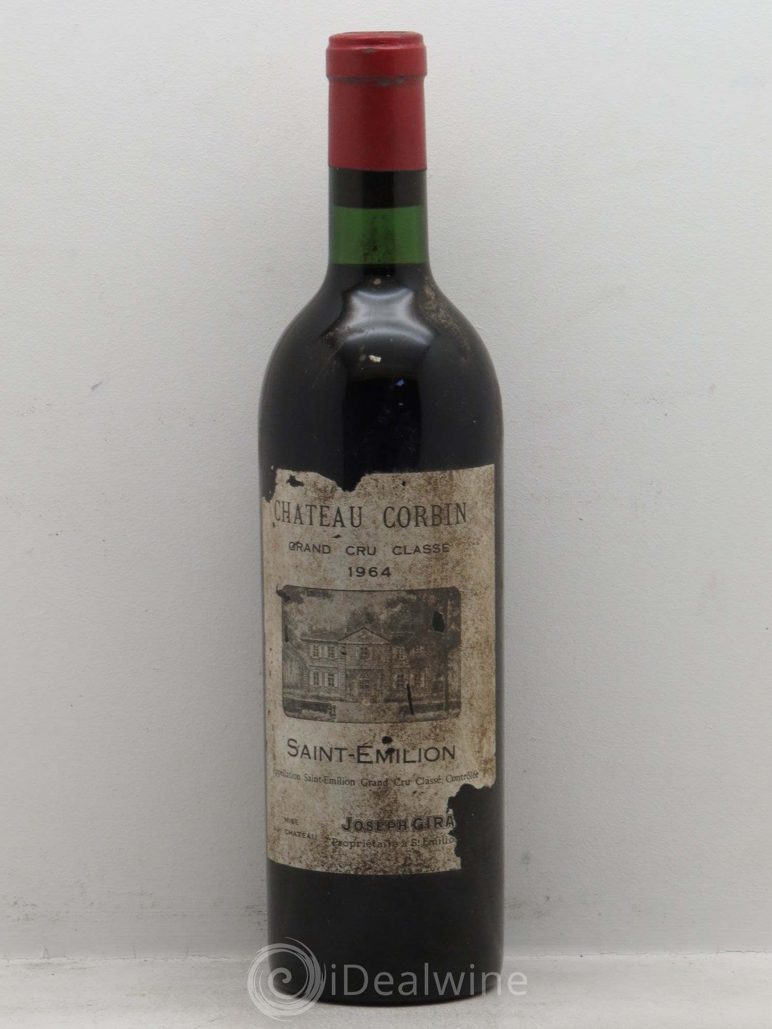 Château Corbin Grand Cru Classé 1964 - Lot de 1 bouteille - 0