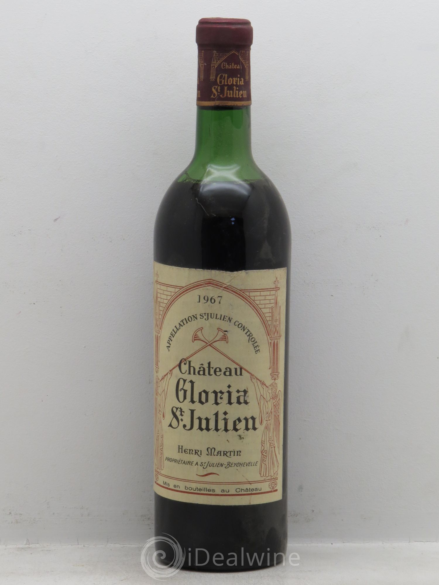 Château Gloria 1967 - Lot de 1 bouteille - 0