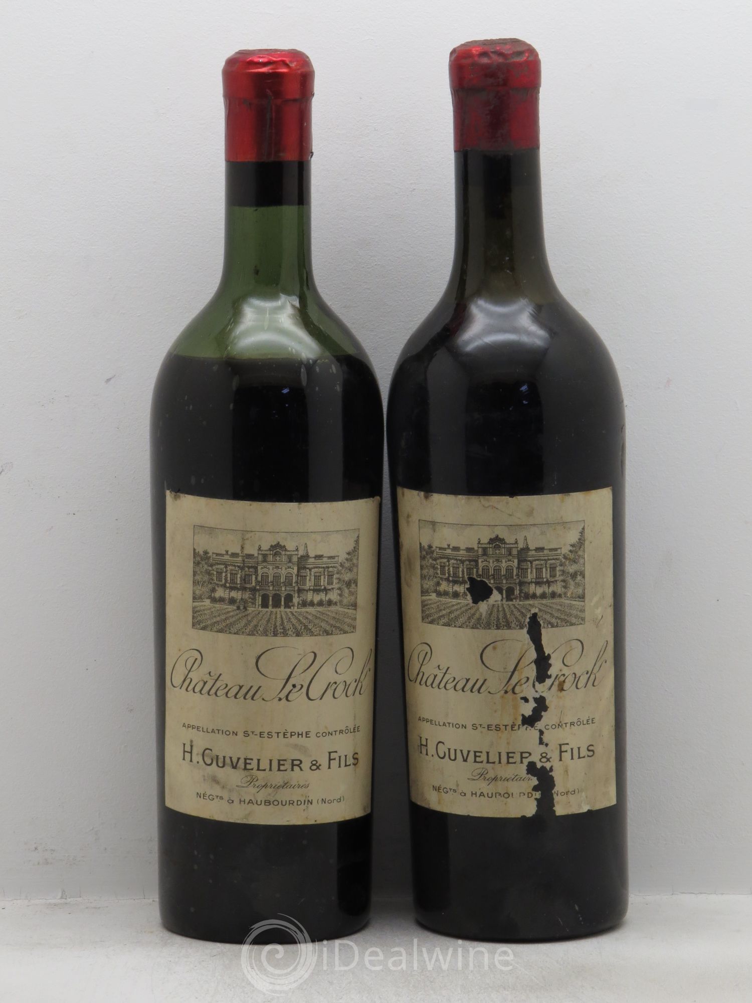Château le Crock Cru Bourgeois (sans prix de réserve-no reserve) - Posten von 2 Flaschen - 0