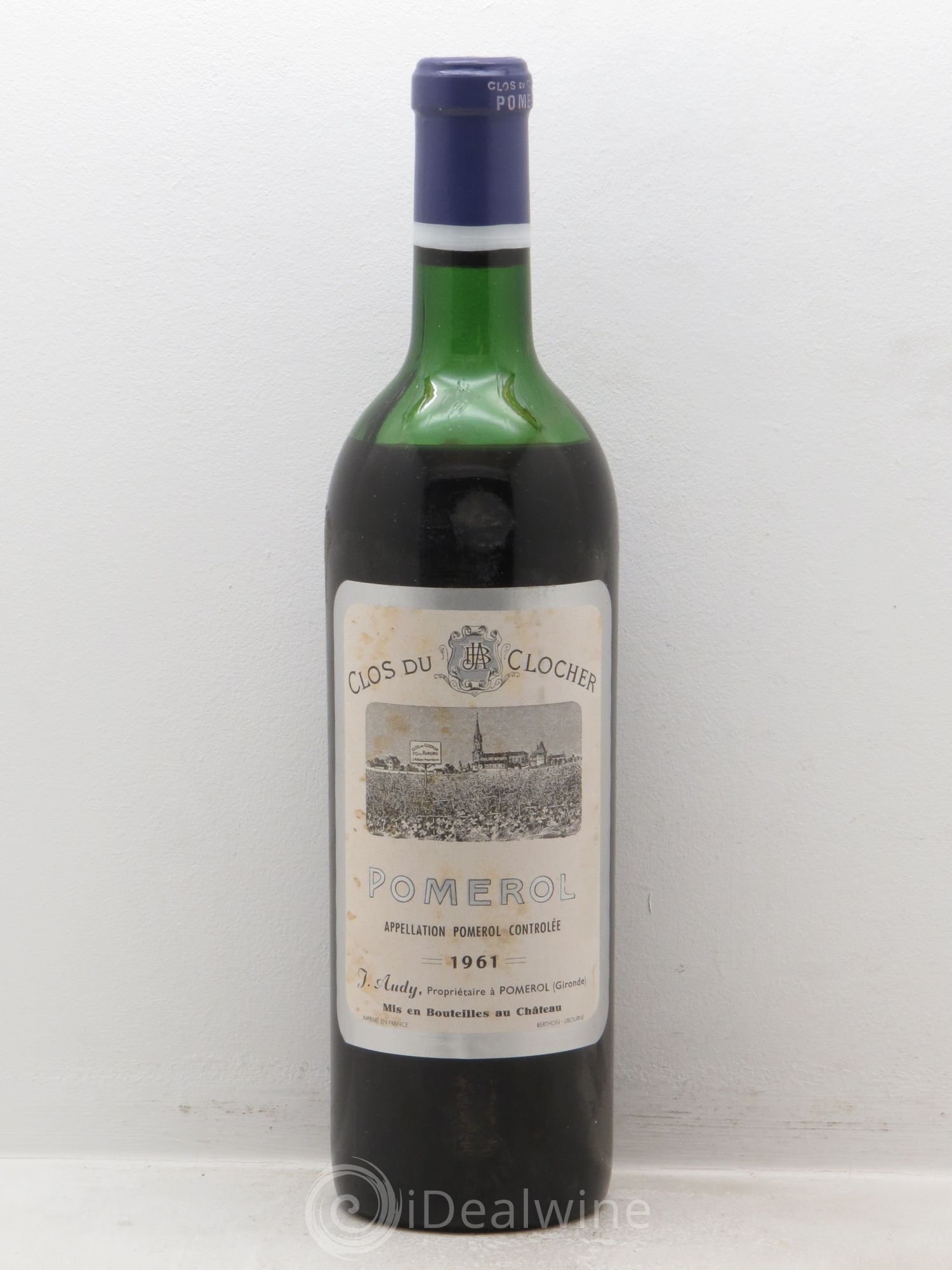 Clos du Clocher 1961 - Lot de 1 bouteille - 0