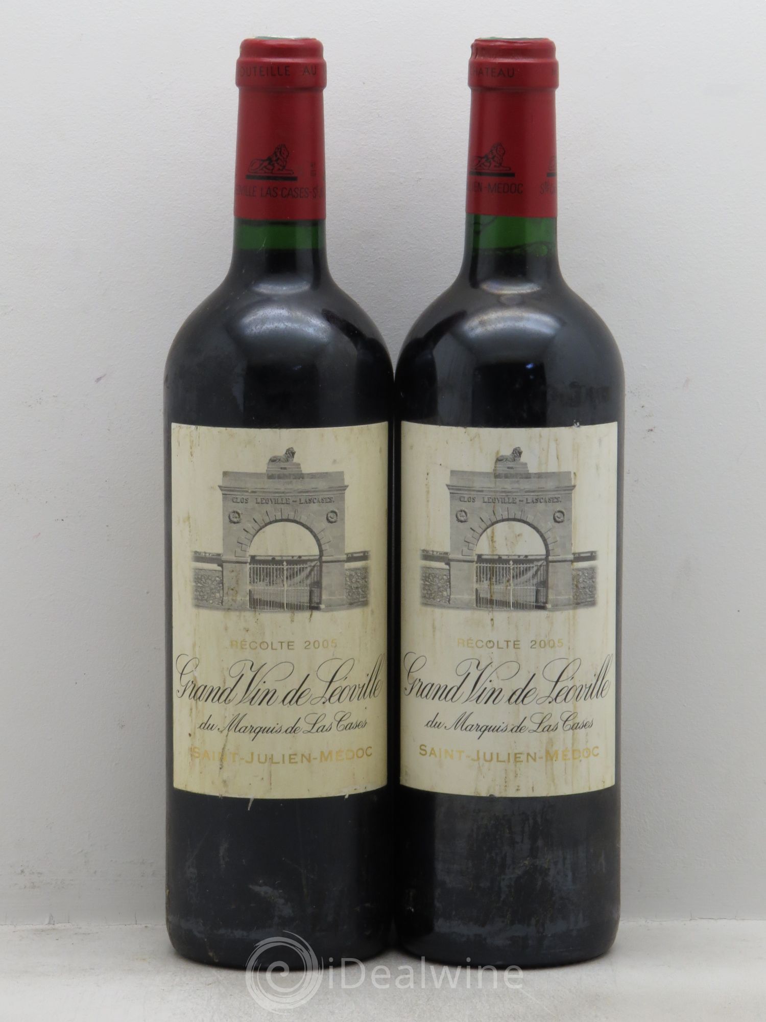Château Léoville Las Cases 2ème Grand Cru Classé 2005 - Lot de 2 bouteilles - 0