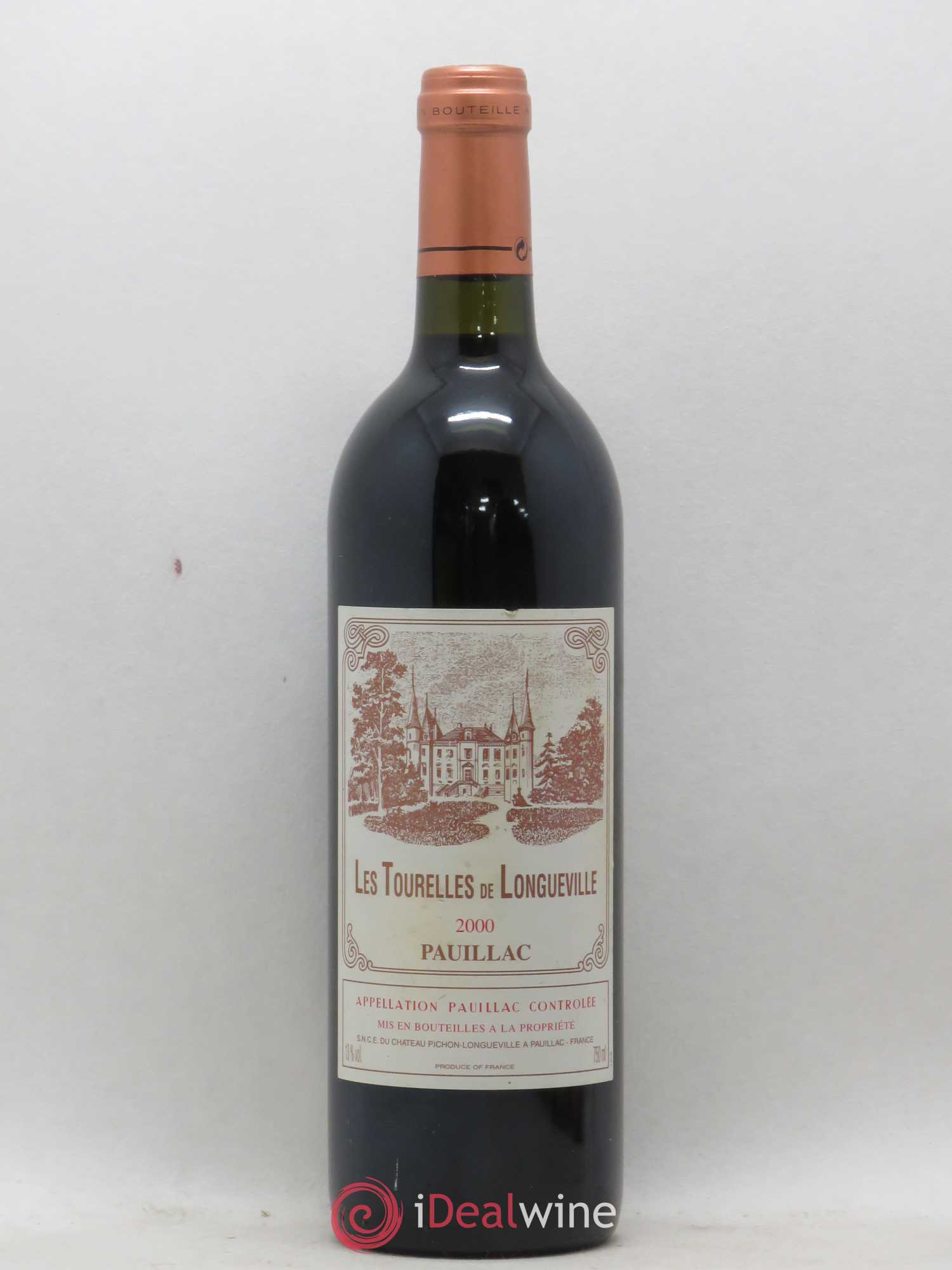 Les Tourelles de Longueville Second Vin 2000 - Lot de 1 bouteille - 0