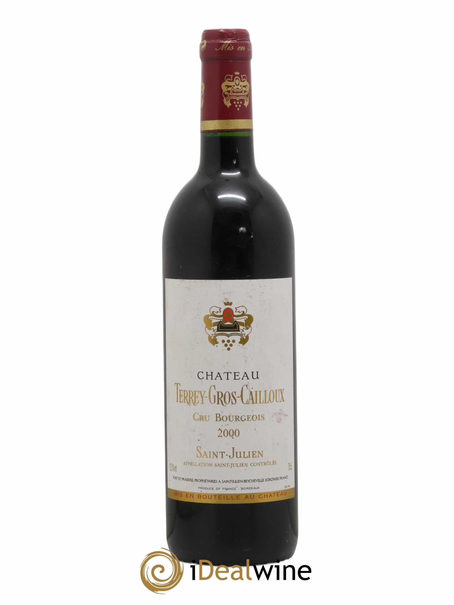 Château Terrey Gros Cailloux Cru Bourgeois 2000 - Lot de 1 bouteille - 0