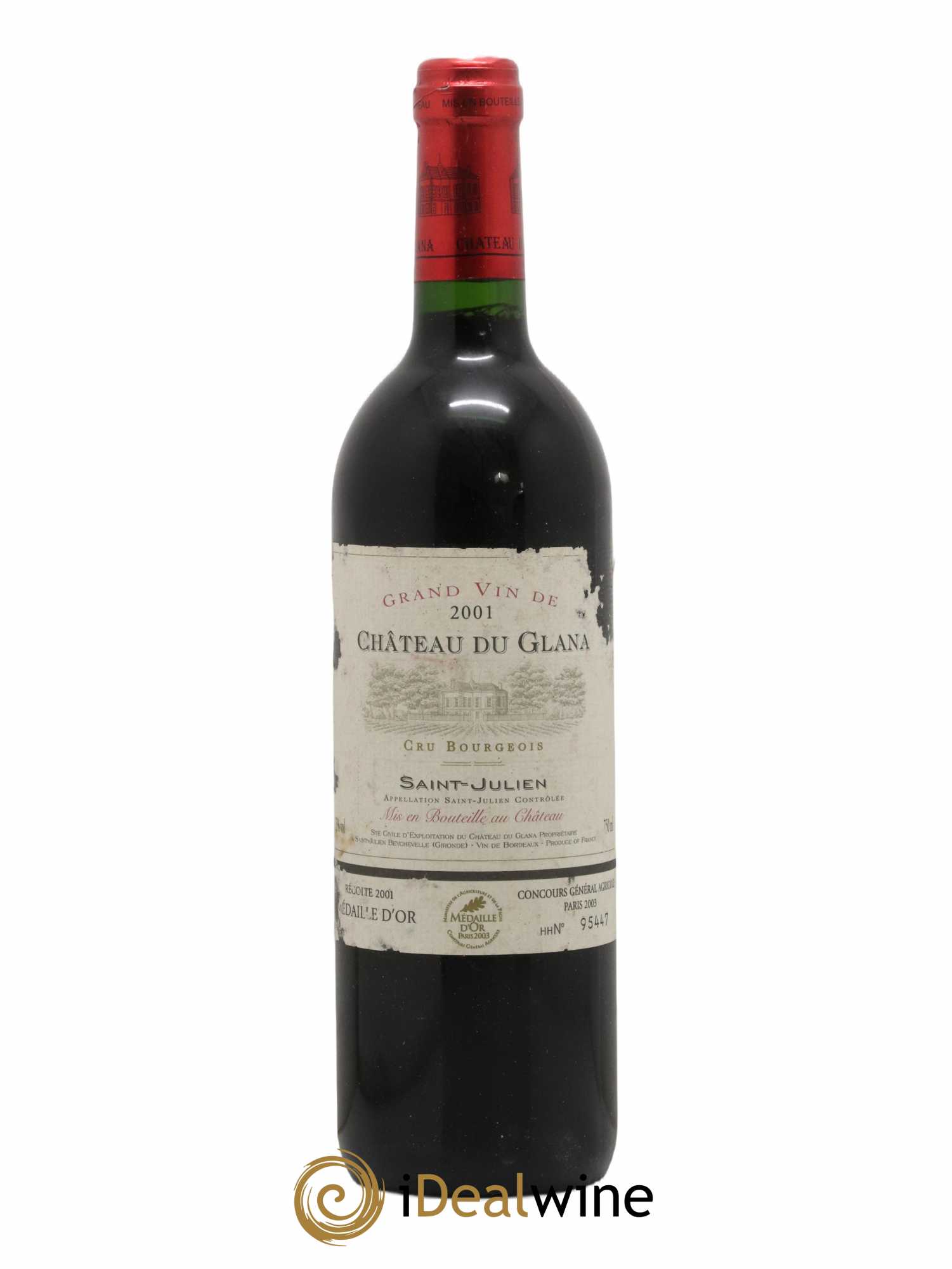 Château du Glana 2001 - Lot de 1 bouteille - 0