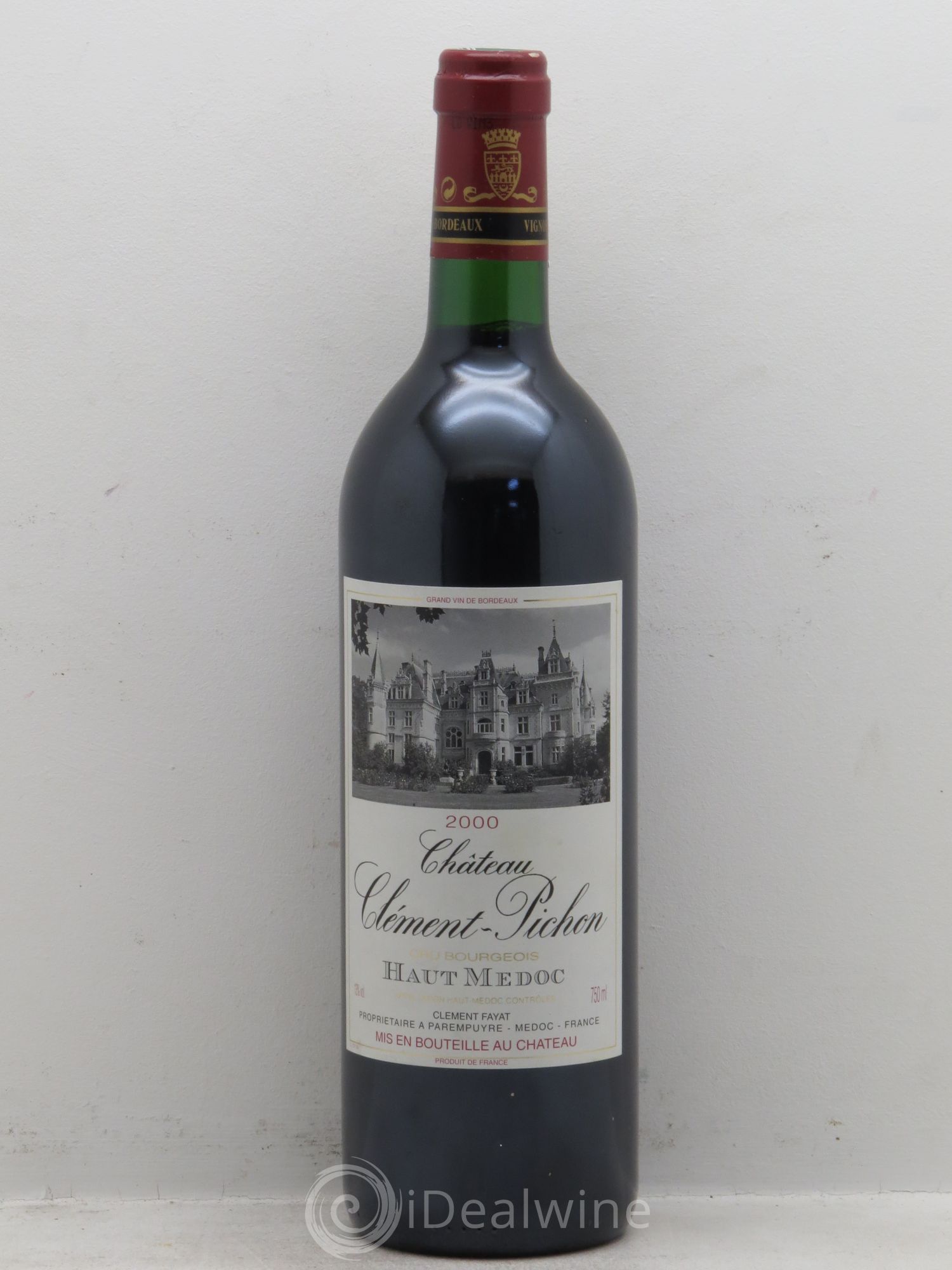 Château Clément-Pichon Cru Bourgeois 2000 - Lot de 1 bouteille - 0
