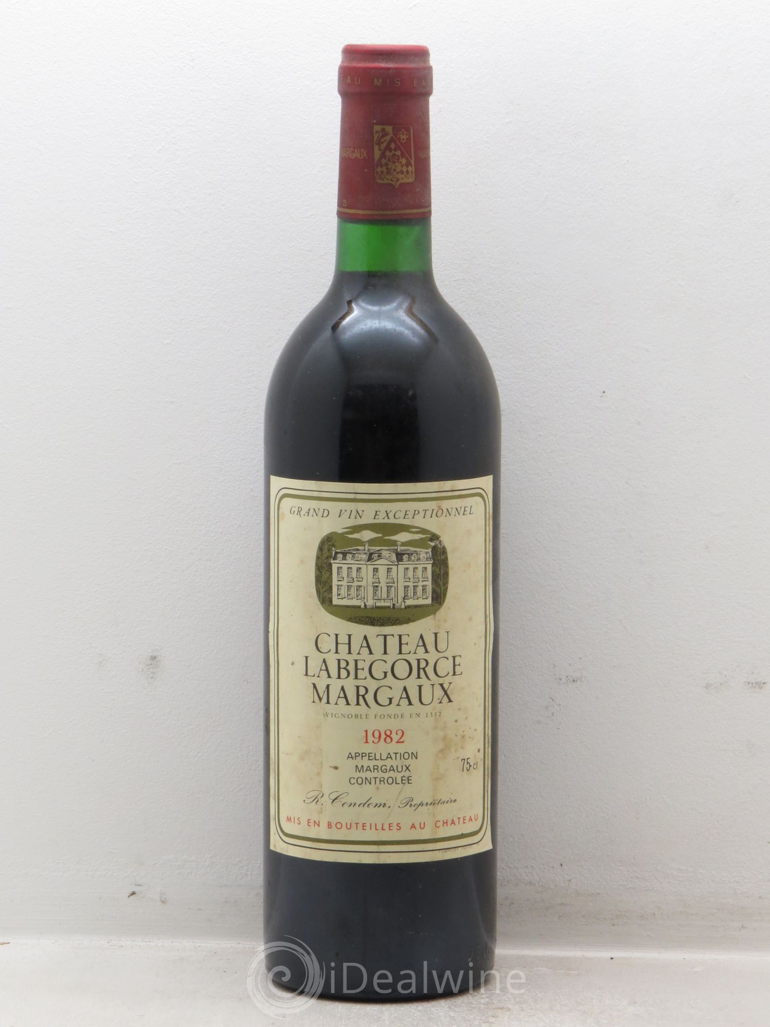 Château Labegorce Cru Bourgeois 1982 - Lot de 1 bouteille - 0