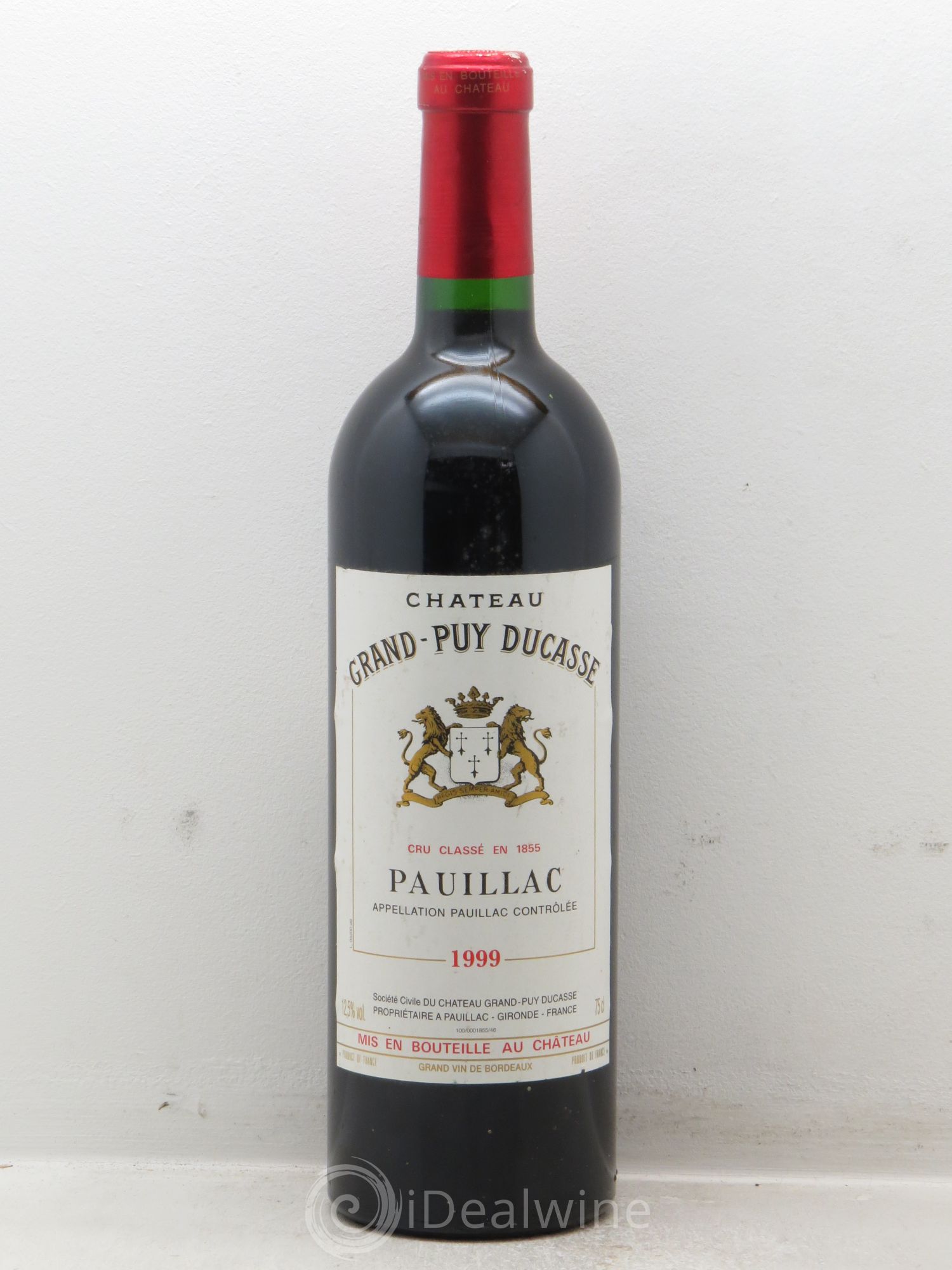 Château Grand Puy Ducasse 5ème Grand Cru Classé 1999 - Lot de 1 bouteille - 0
