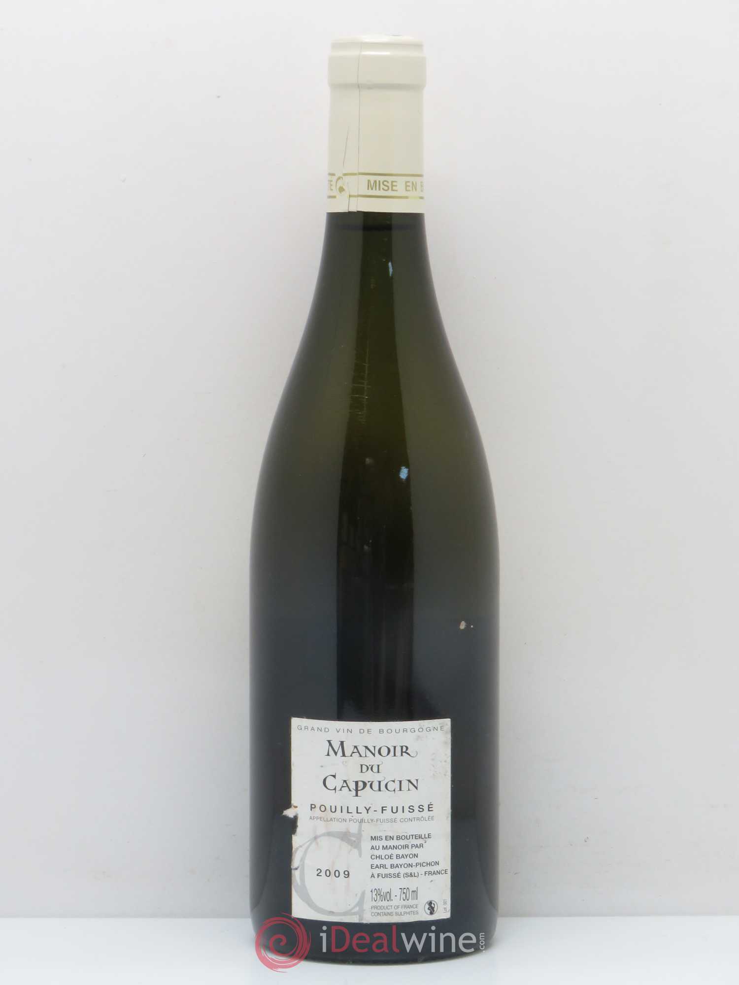Pouilly-Fuissé Terroir de Pouilly Manoir du Capucin 2009 - Posten von 1 Flasche - 1