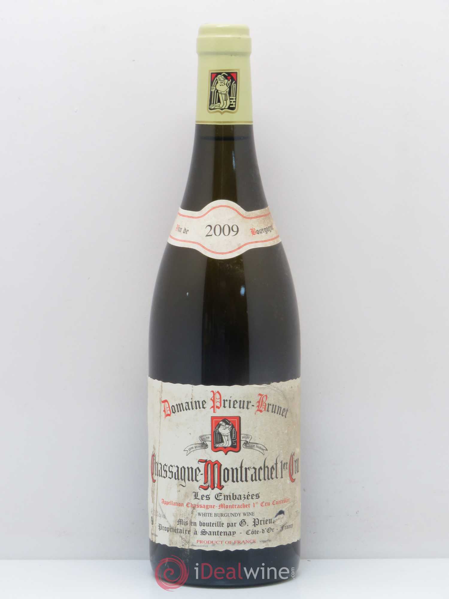 Chassagne-Montrachet 1er Cru Les Embazees Prieur Brunet 2009 - Lotto di 1 bottiglia - 0