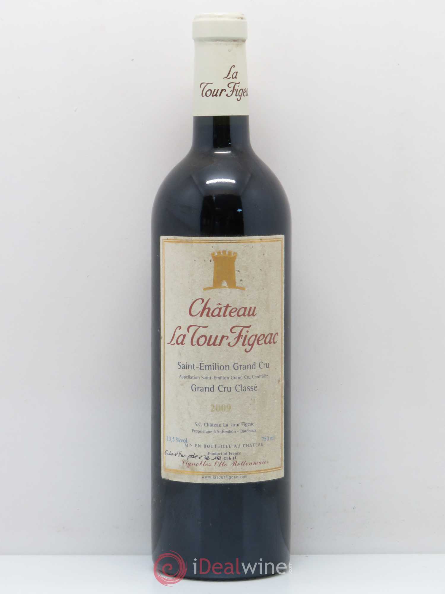 Château la Tour Figeac Grand Cru Classé 2009 - Lot de 1 bouteille - 0