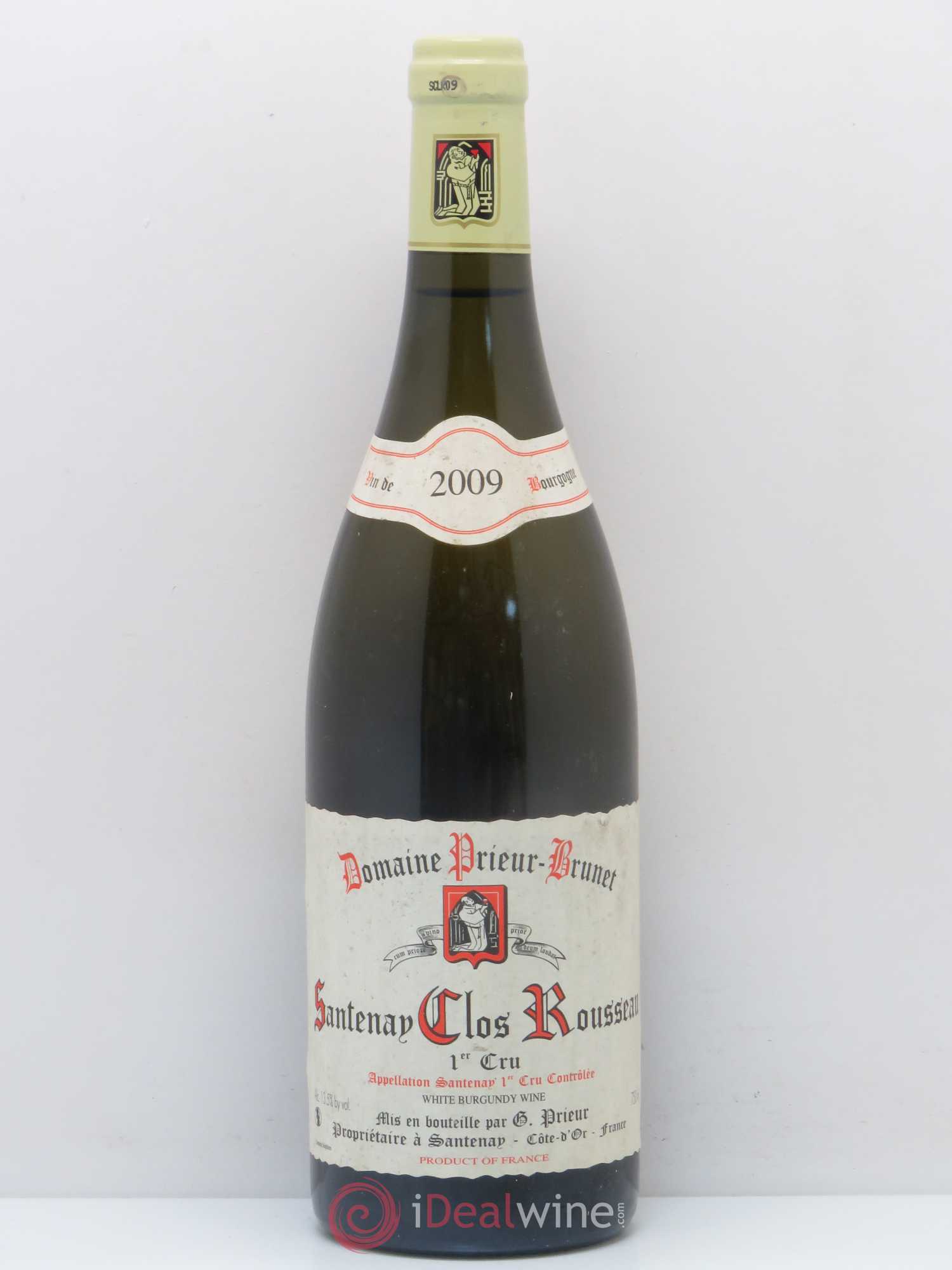 Santenay 1er Cru Clos Rousseau Prieur Brunet 2009 - Lot de 1 bouteille - 0