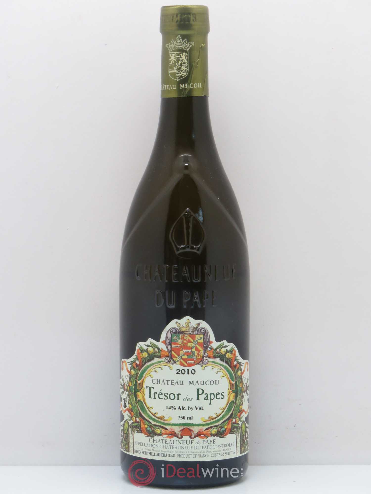 Châteauneuf-du-Pape Château Maucoil Tresor Des Papes 2010 - Posten von 1 Flasche - 0