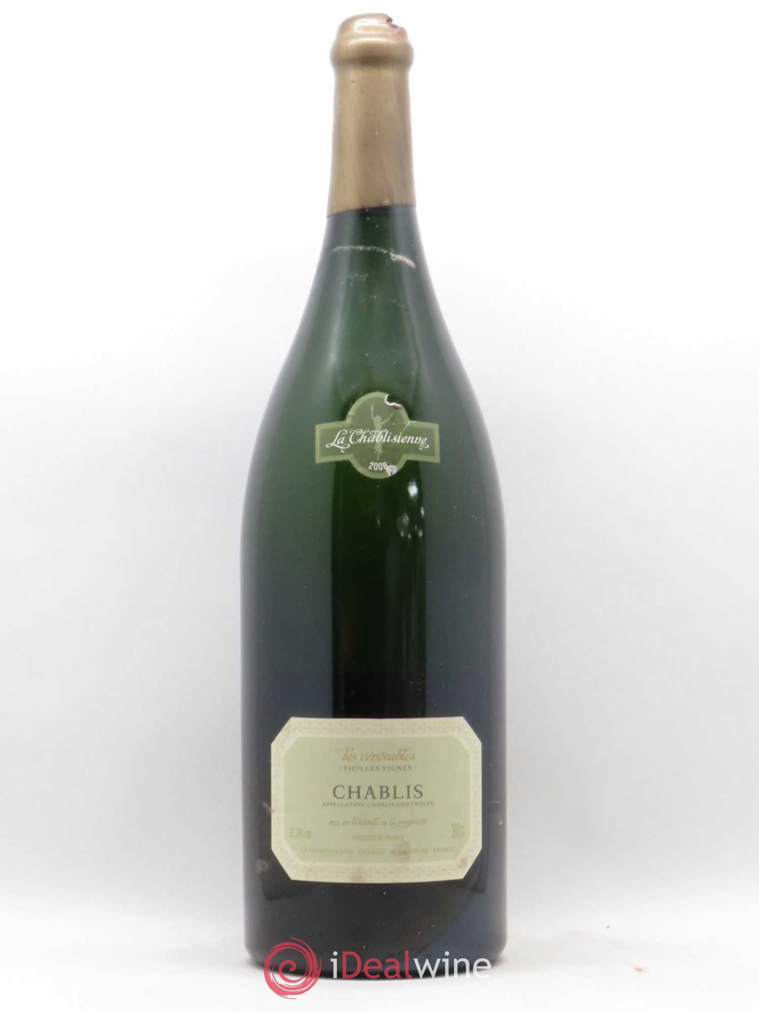 Chablis Vieilles Vignes Les Vénérables La Chablisienne 2008 - Posten von 1 Doppel-Magnum - 0