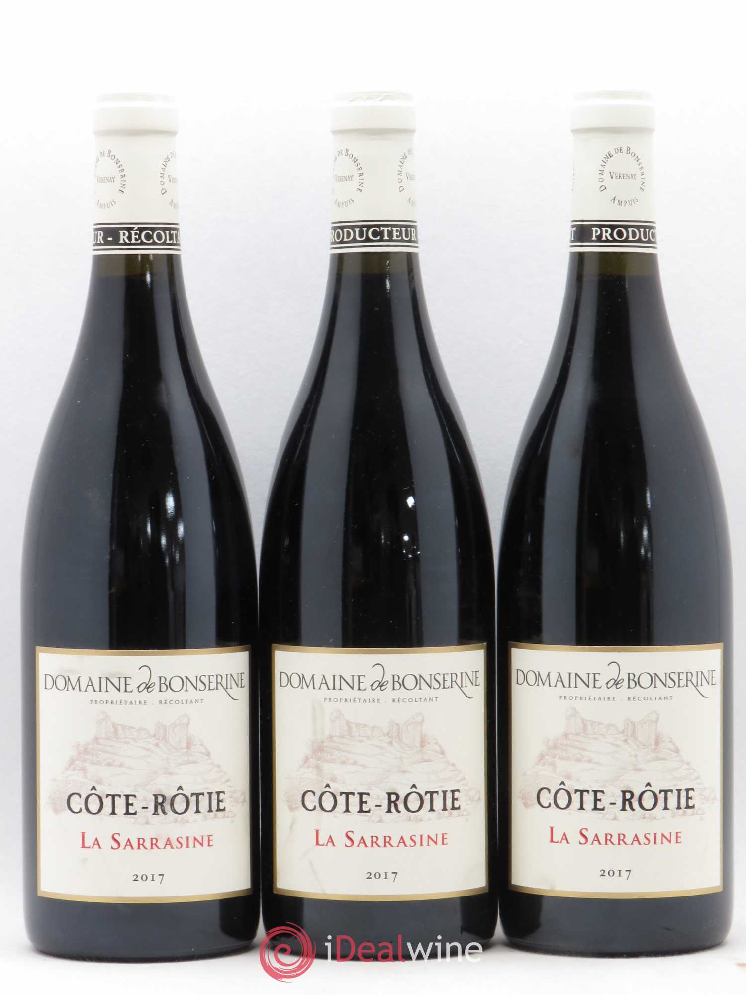 Côte-Rôtie La Sarrasine Bonserine (Domaine de) 2017 - Lot de 3 bouteilles - 0
