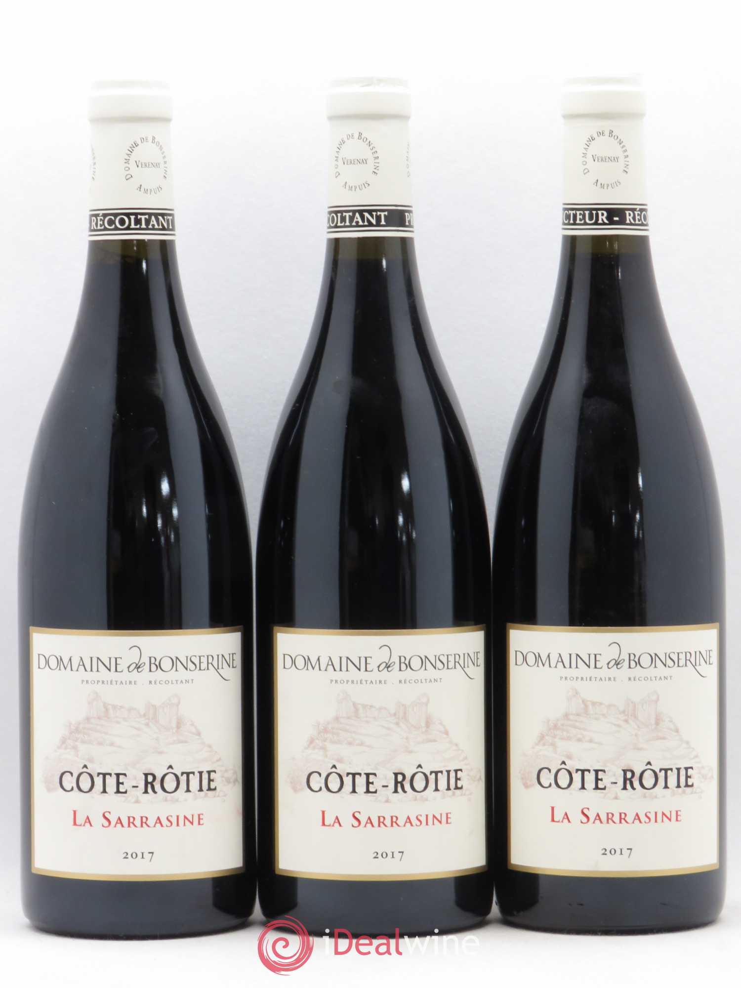 Côte-Rôtie La Sarrasine Bonserine (Domaine de) 2017 - Lot de 3 bouteilles - 0