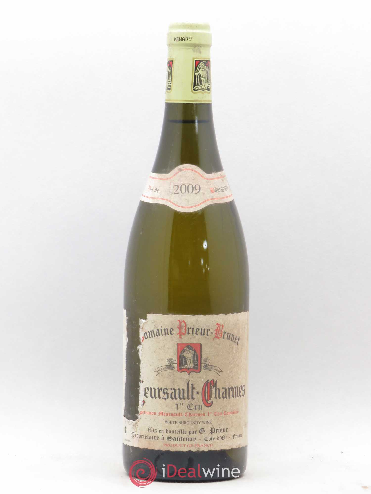 Meursault 1er Cru Charmes Prieur Brunet 2009 - Posten von 1 Flasche - 0