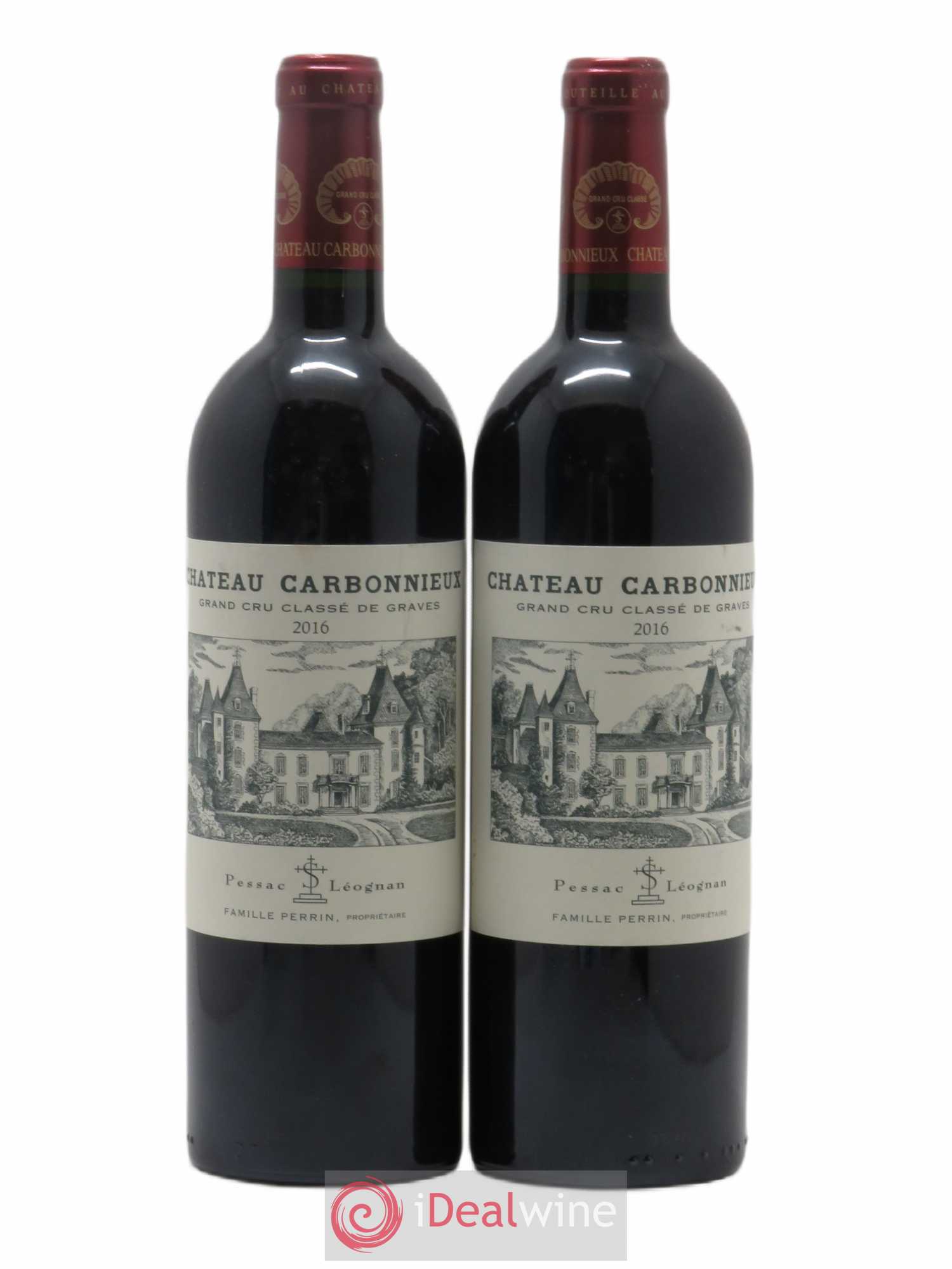 Château Carbonnieux Cru Classé de Graves 2016 - Lot de 2 bouteilles - 0