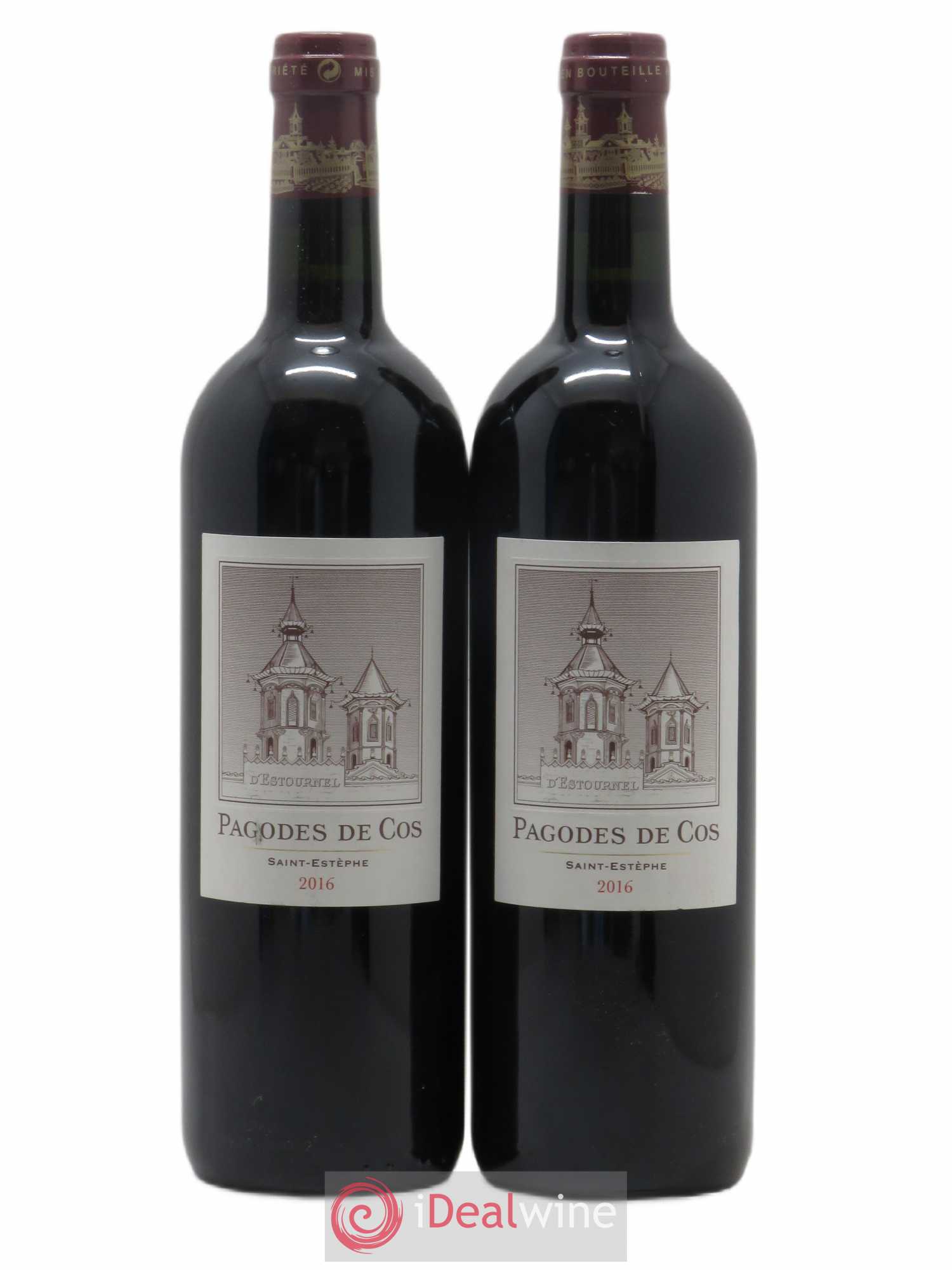 Les Pagodes de Cos Second Vin 2016 - Posten von 2 Flaschen - 0