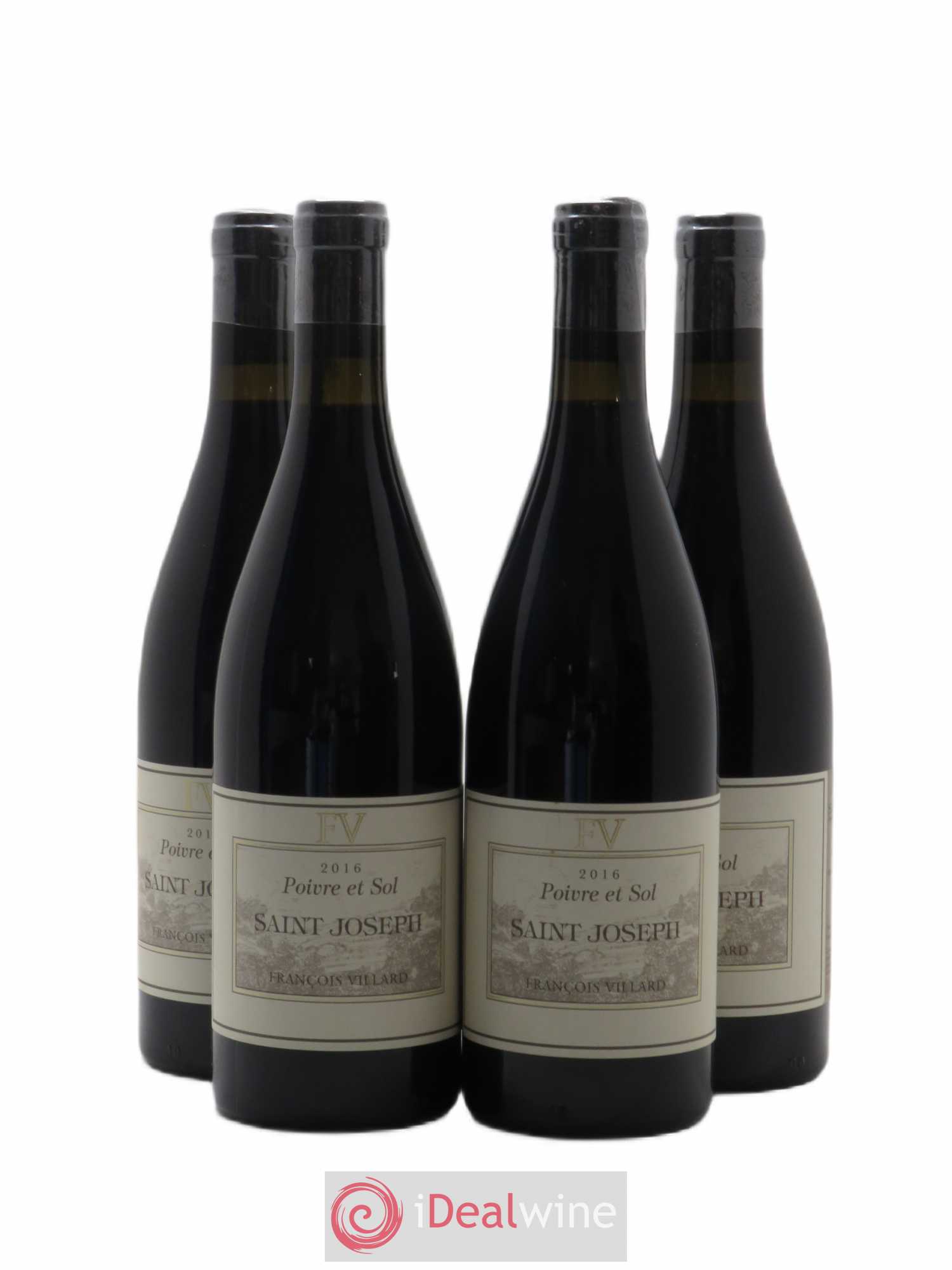 Saint-Joseph Poivre et Sol François Villard 2016 - Lot de 4 bouteilles - 0