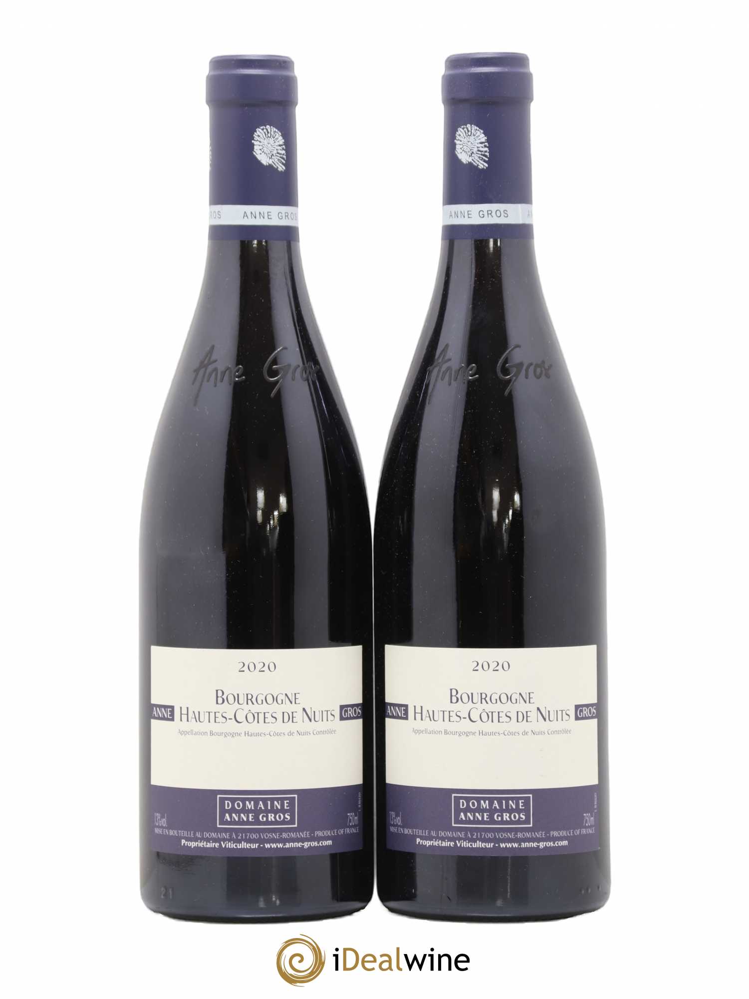 Hautes-Côtes de Nuits Anne Gros 2020 - Lot de 2 bouteilles - 0