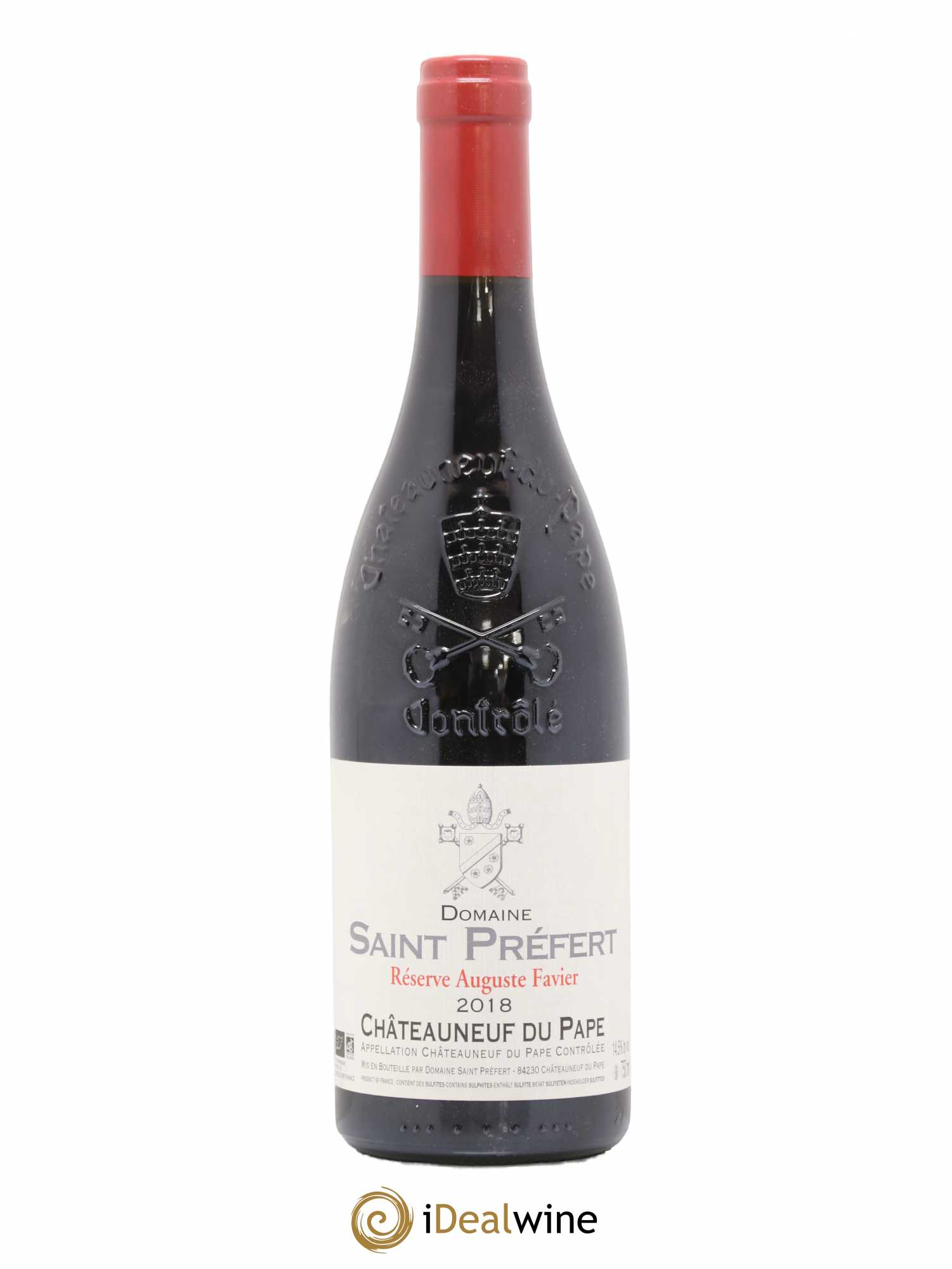 Châteauneuf-du-Pape Réserve Auguste Favier Domaine Saint-Préfert 2018 - Lot de 1 bouteille - 0