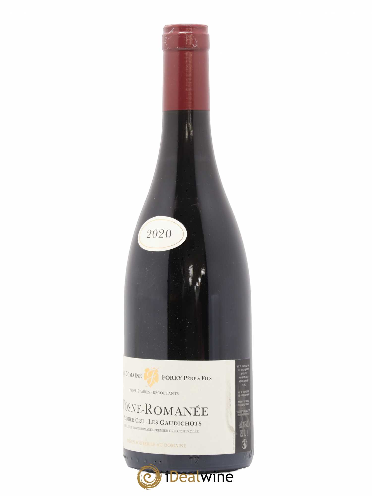 Vosne-Romanée 1er Cru Les Gaudichots Forey Père et Fils (Domaine) 2020 - Lot de 1 bouteille - 1