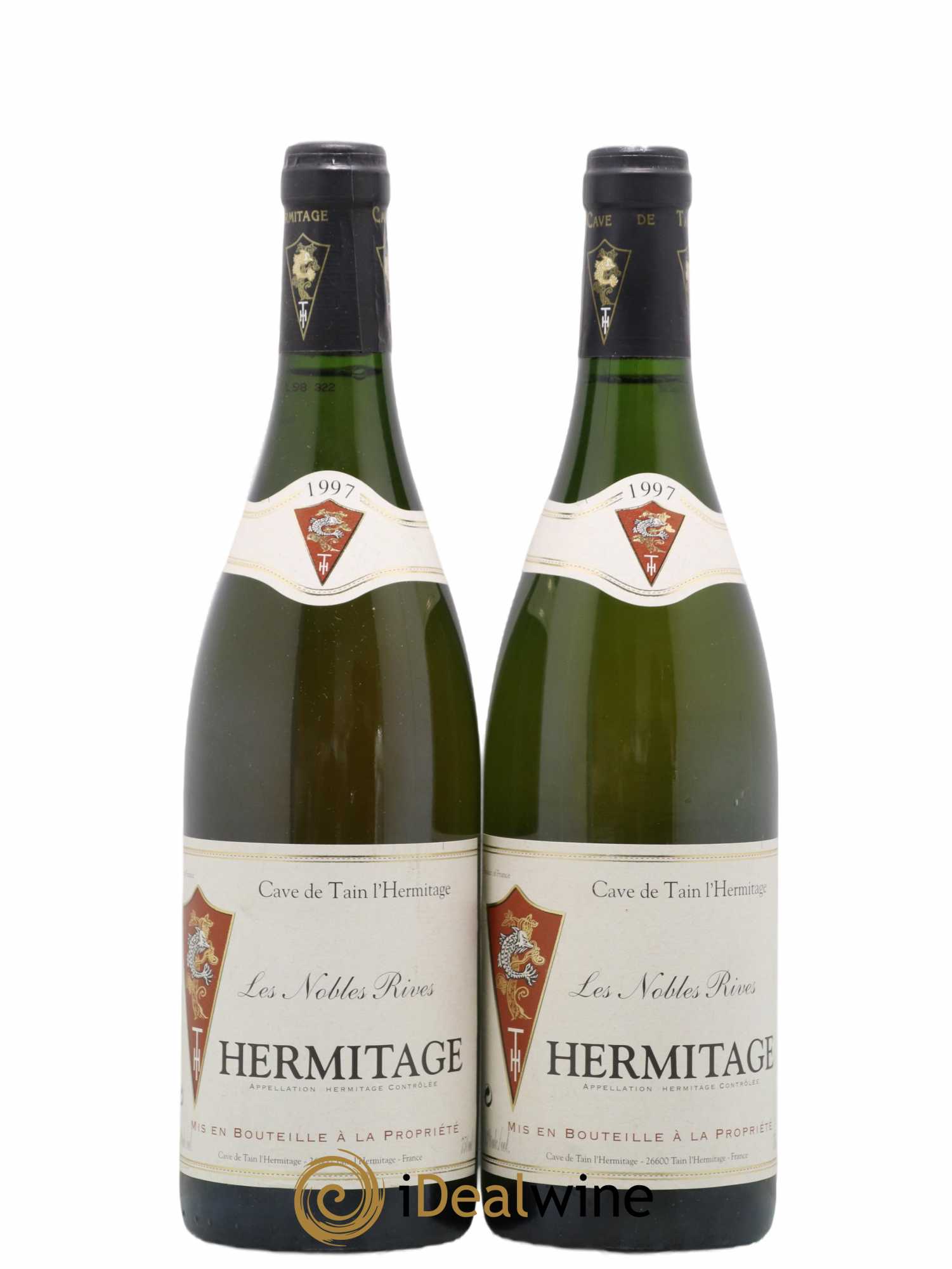 Hermitage Nobles Rives Caves de Tain 1997 - Lot de 2 bouteilles - 0