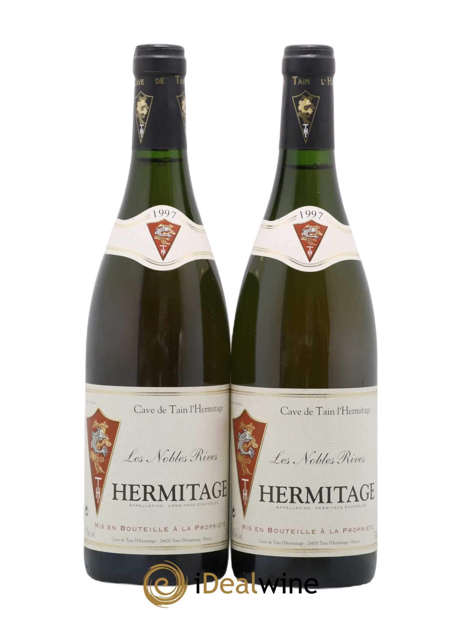 Hermitage Nobles Rives Caves de Tain 1997 - Lot de 2 bouteilles - 0