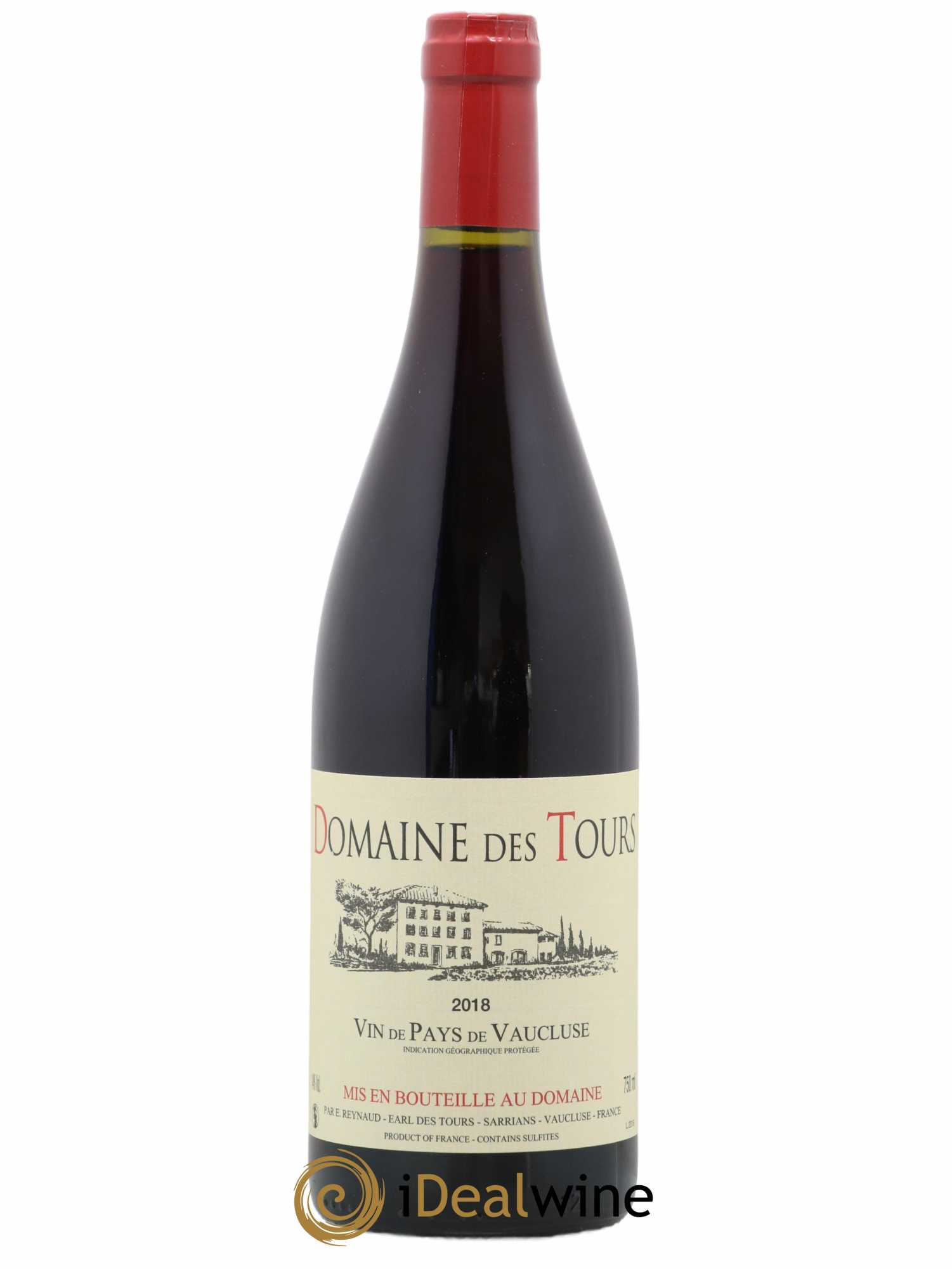 Vaucluse (Vin de Pays de Vaucluse) Domaine des Tours Emmanuel Reynaud 2018 - Lot de 1 bouteille - 0