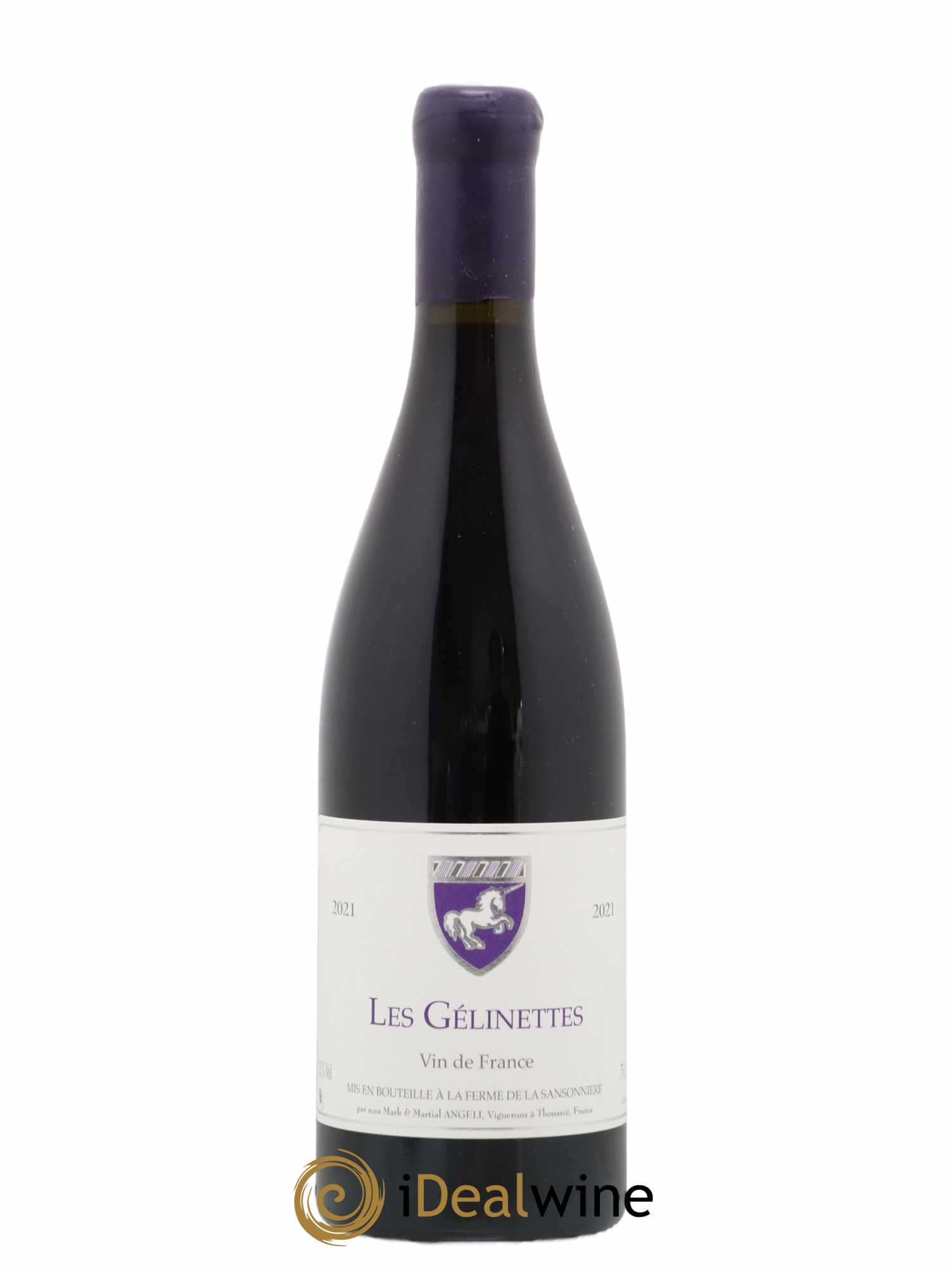 Vin de France Les Gélinettes Mark Angeli (Domaine) - Ferme de la Sansonnière 2021 - Lot de 1 bouteille - 0