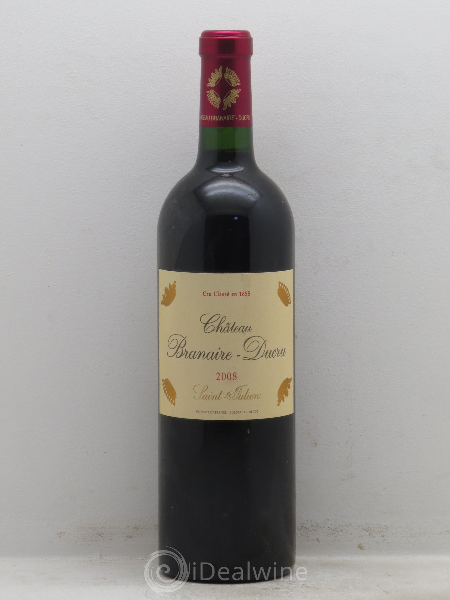 Château Branaire Ducru 4ème Grand Cru Classé 2008 - Lot de 1 bouteille - 0
