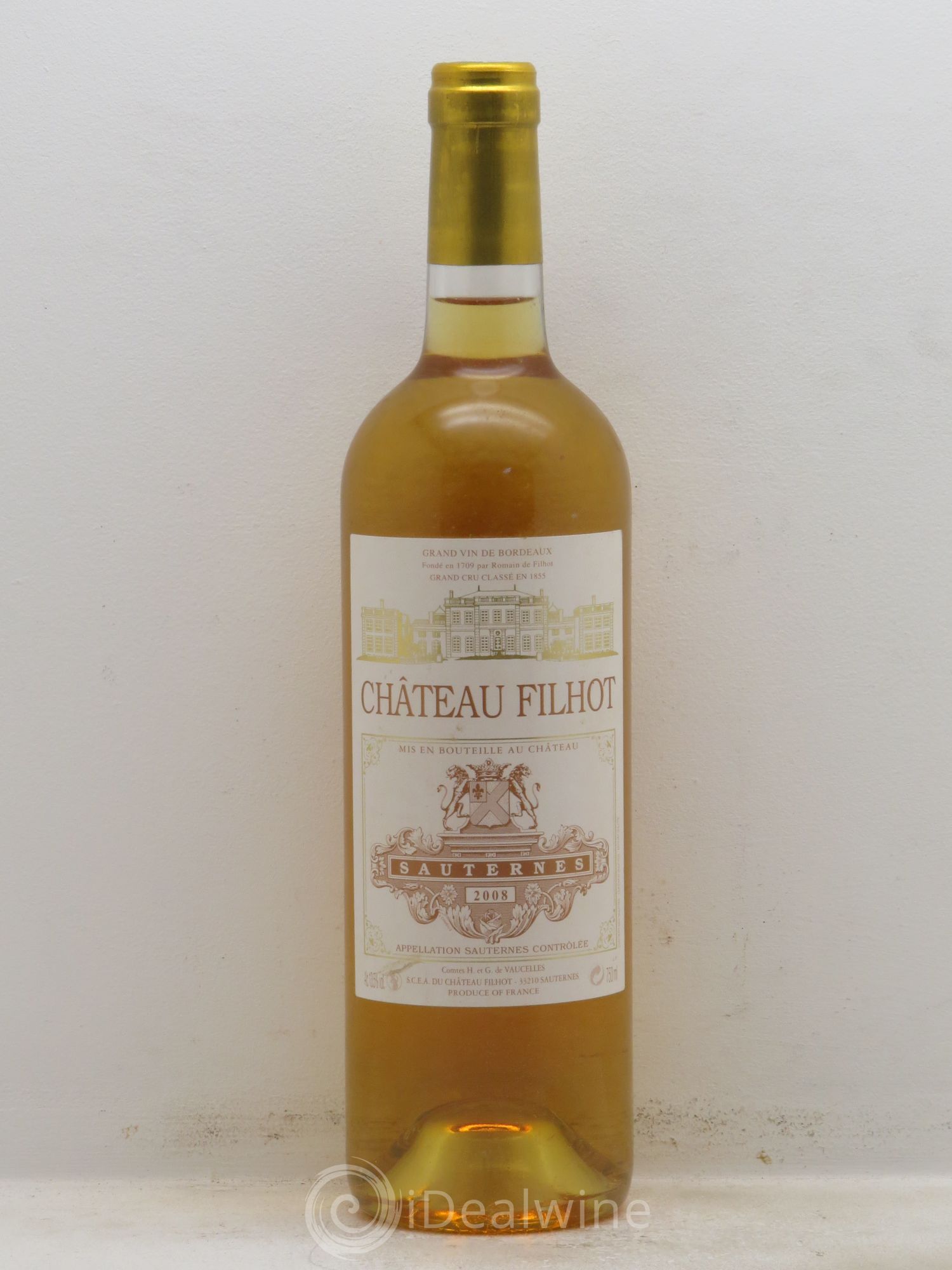 Château Filhot 2ème Grand Cru Classé 2008 - Lotto di 1 bottiglia - 0