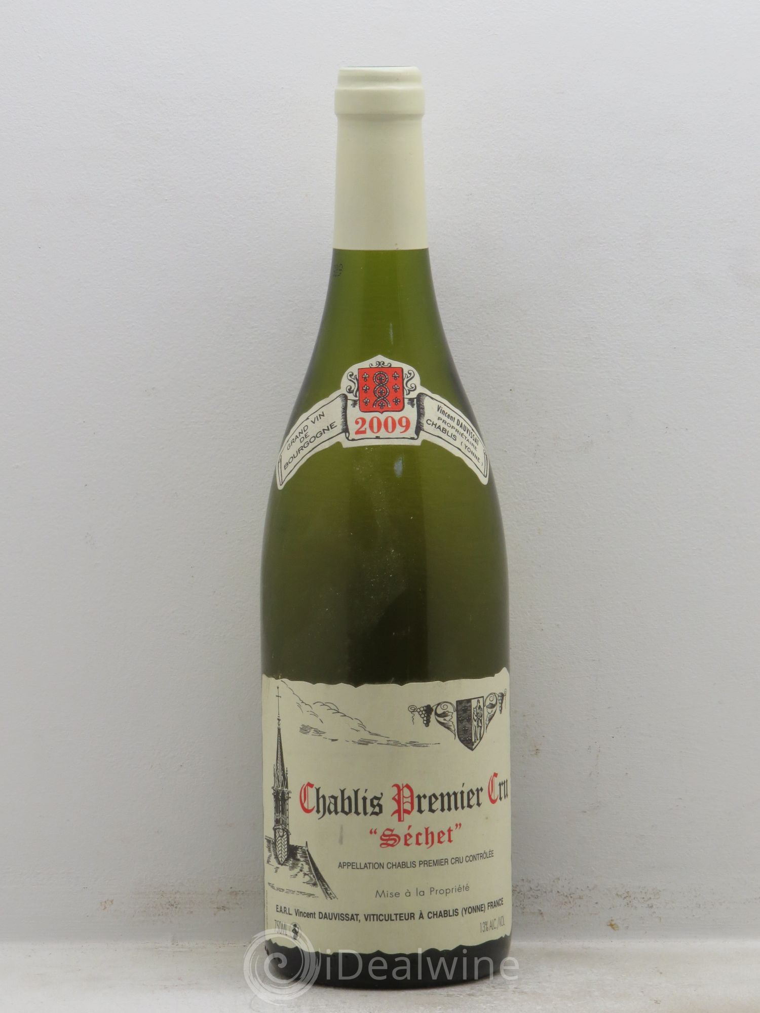 Chablis 1er Cru Séchet Vincent Dauvissat (Domaine) 2009 - Lot de 1 bouteille - 0