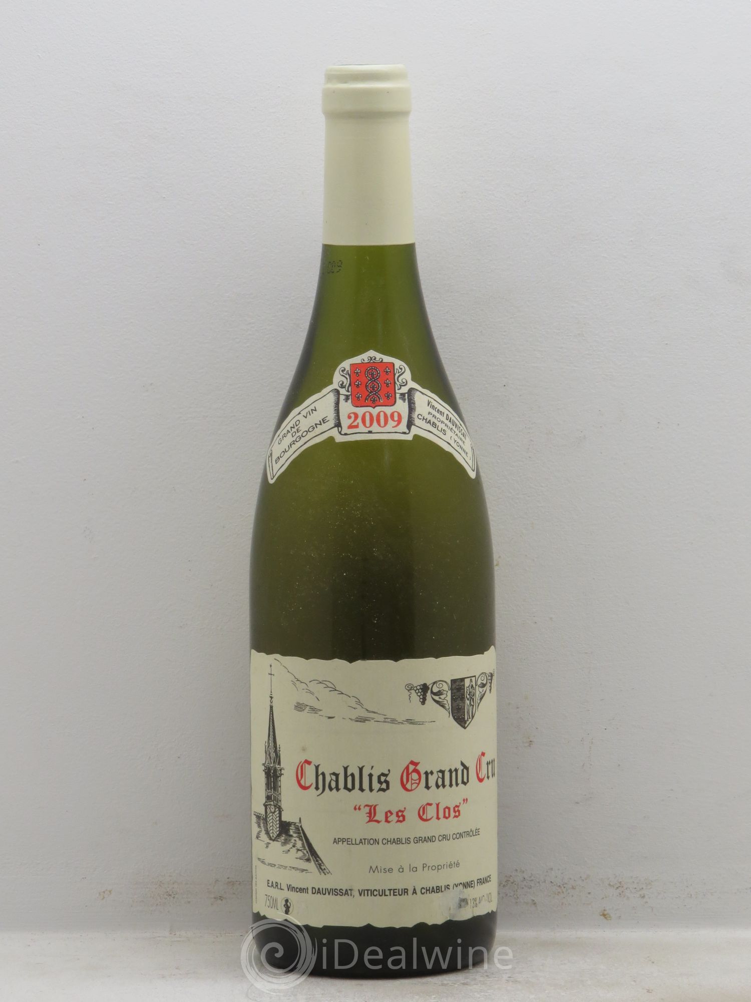 Chablis Grand Cru Les Clos Vincent Dauvissat (Domaine) 2009 - Lot de 1 bouteille - 0
