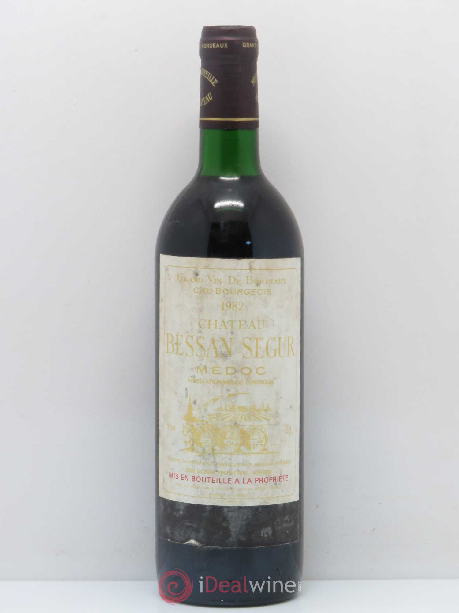 Médoc Château Bessan Segur 1982 - Lot de 1 bouteille - 0