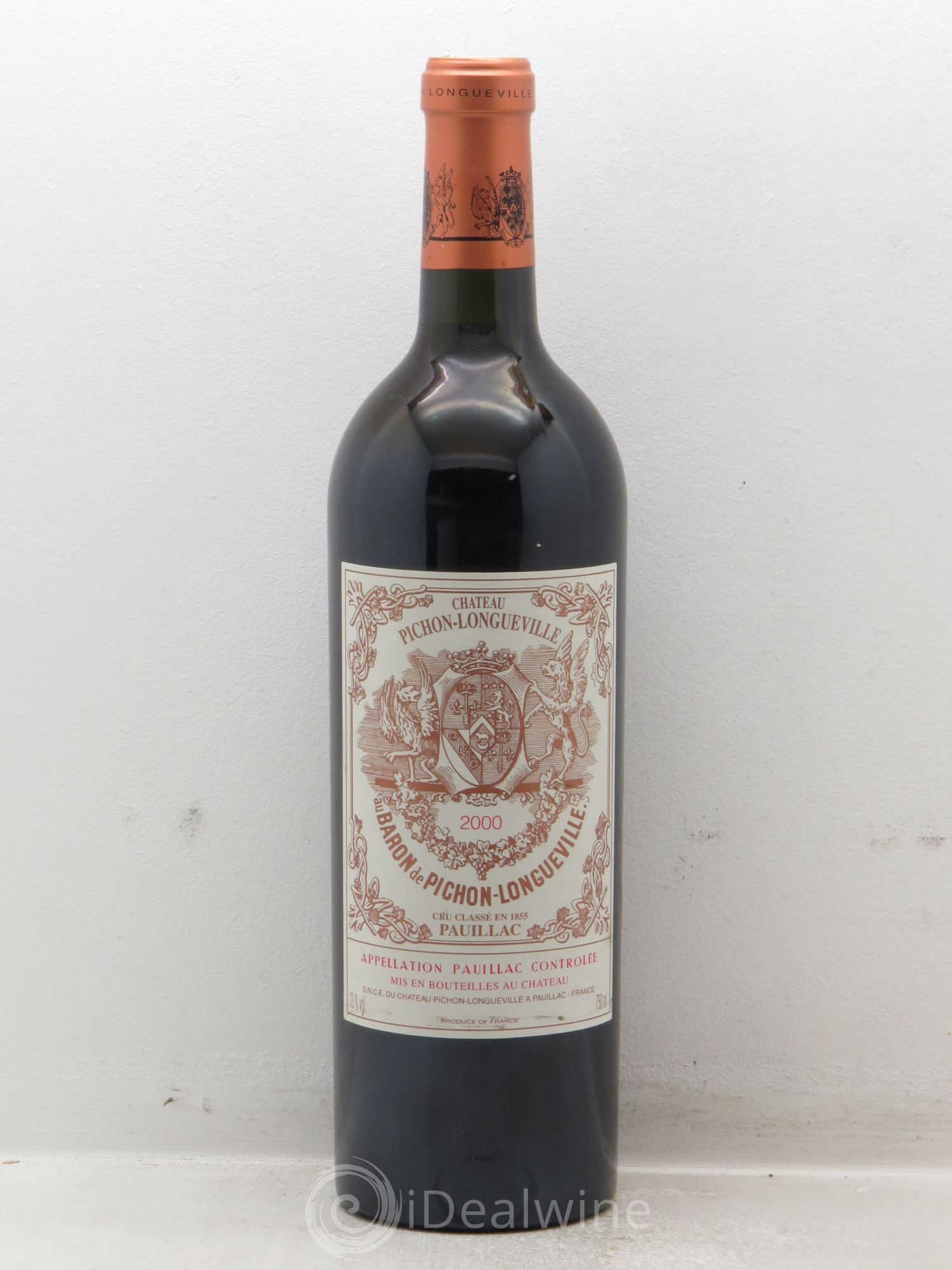 Pichon Longueville Baron 2ème Grand Cru Classé 2000 - Lot de 1 bouteille - 0