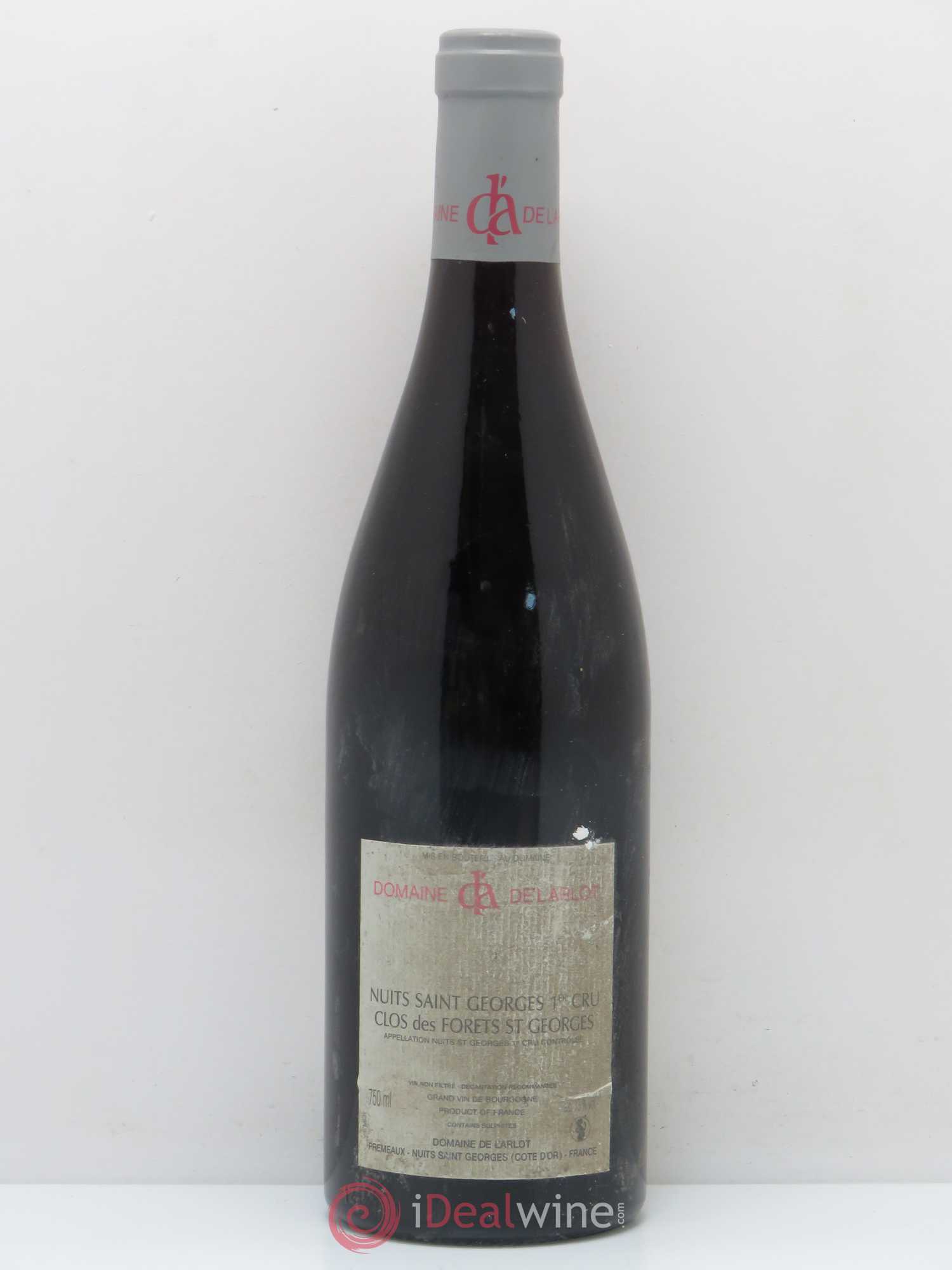 Nuits-Saint-Georges 1er Cru Clos des Forêts Saint-Georges Domaine de l'Arlot 2008 - Lot de 1 bouteille - 1