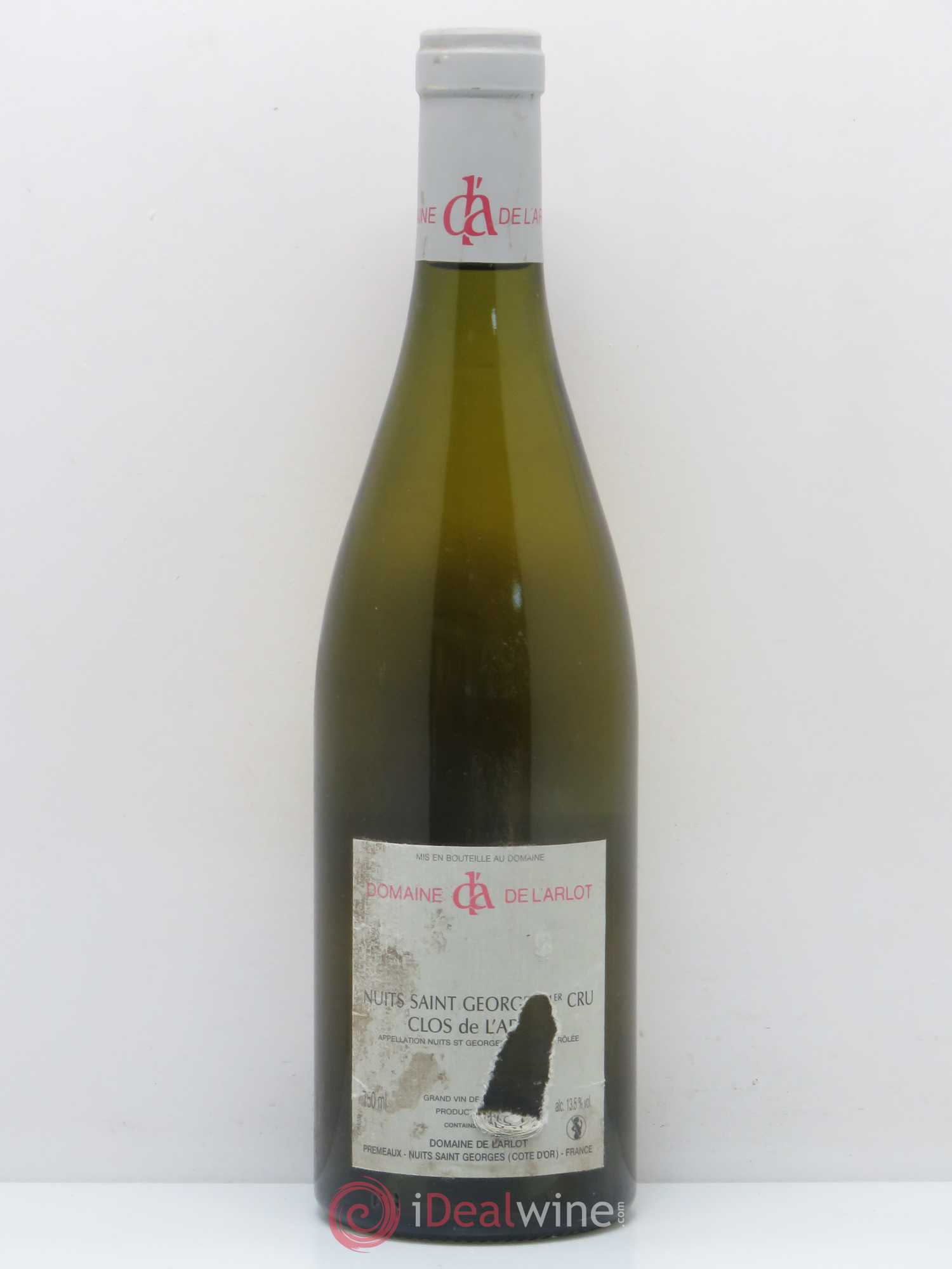 Nuits-Saint-Georges 1er Cru Clos de l'Arlot Domaine de l'Arlot 2008 - Lot de 1 bouteille - 1